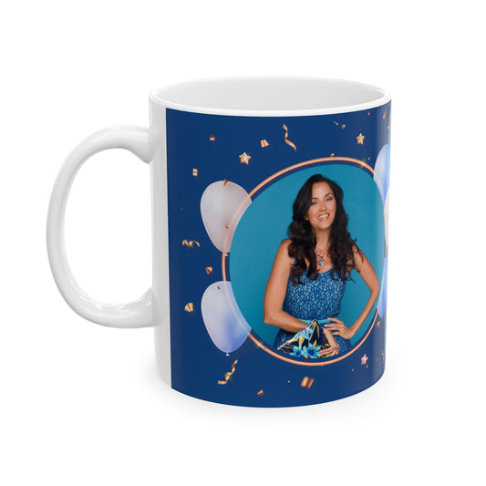 Personalized Birthday Celebration Mug - Customizable Gift for Birthdays, Parties, Unique Keepsake - 13980