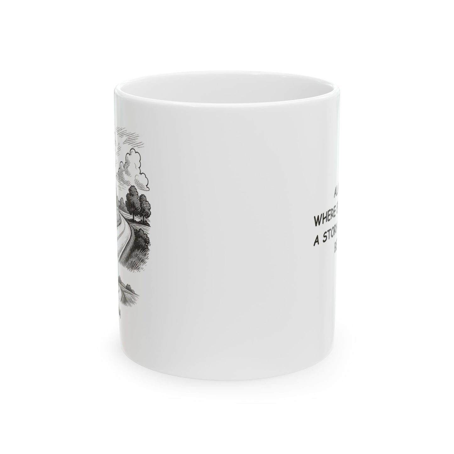"Alabama: Where every mile is a story waiting to be told." Ceramic Mug - 12825
