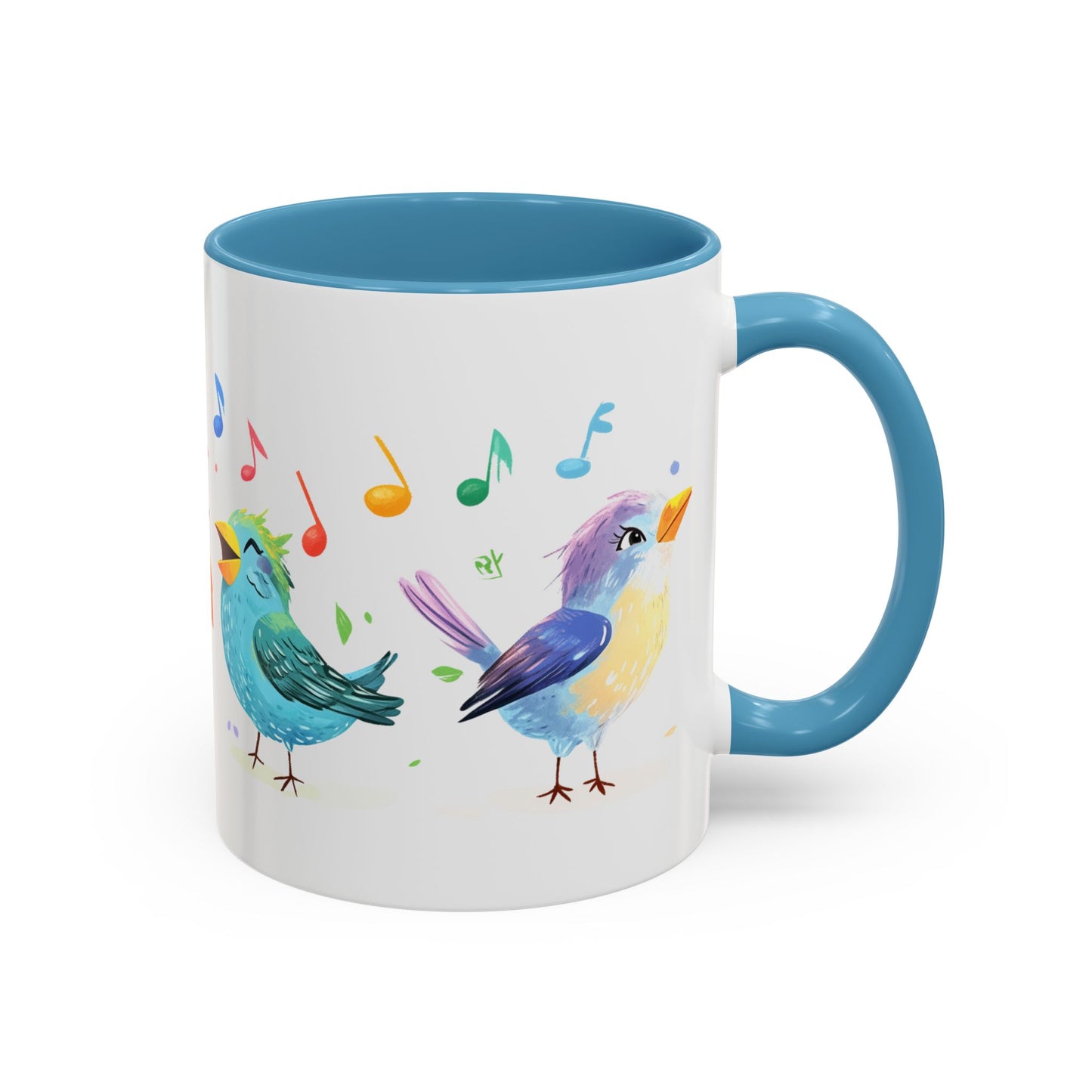 Colorful Birds - Accent Coffee Mug (11, 15oz)