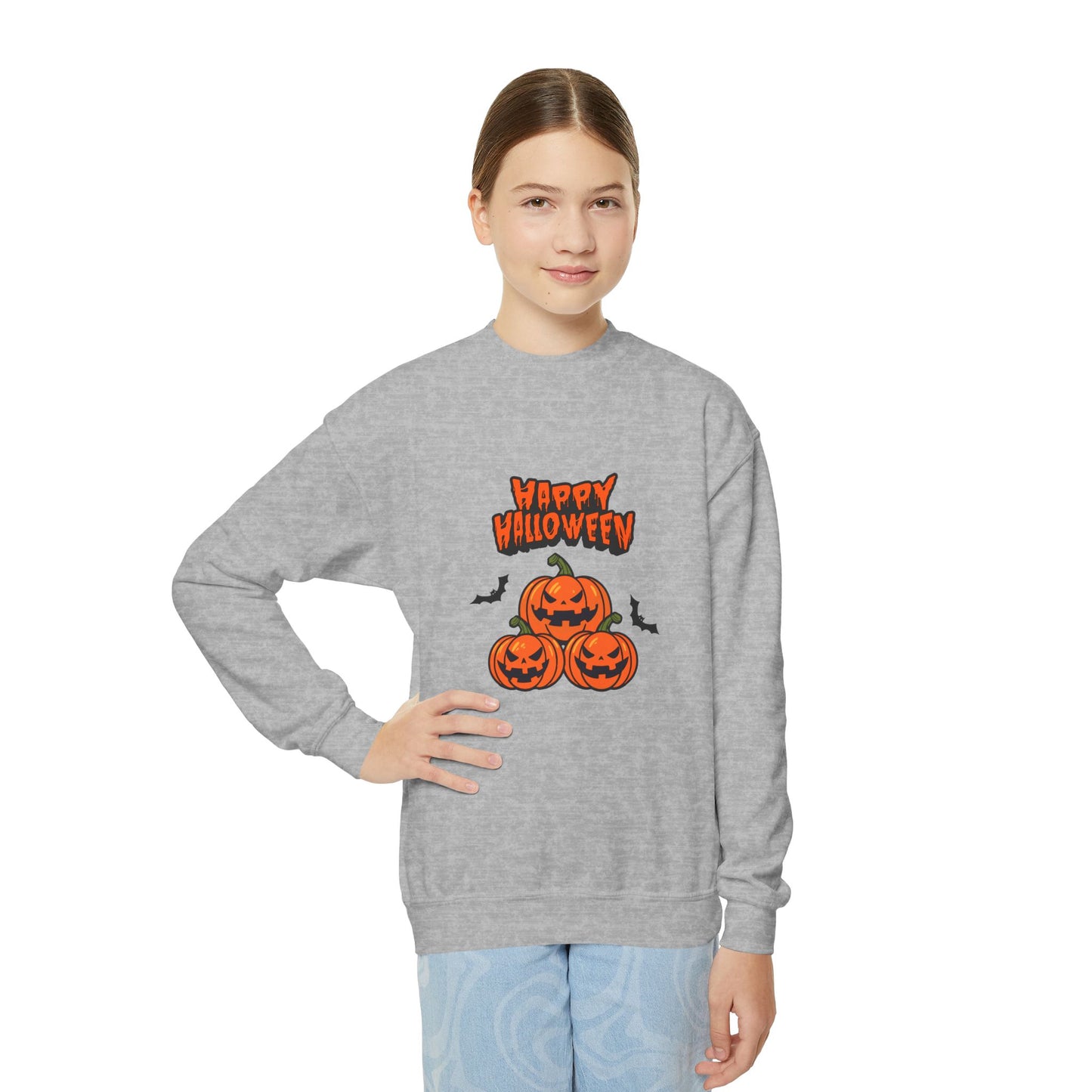 Happy Halloween - Youth Crewneck Sweatshirt