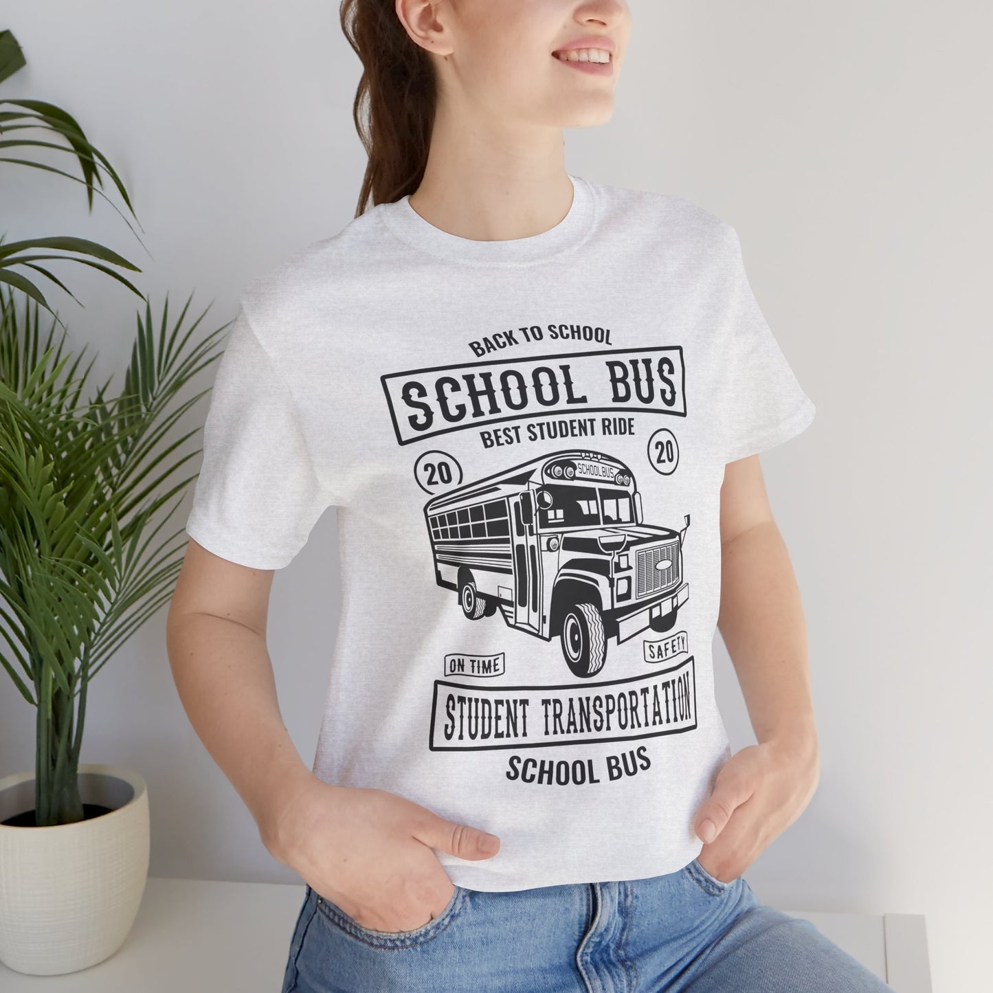 School Bus, Best Student Ride - Unisex Jersey Short Sleeve Tee - 12696