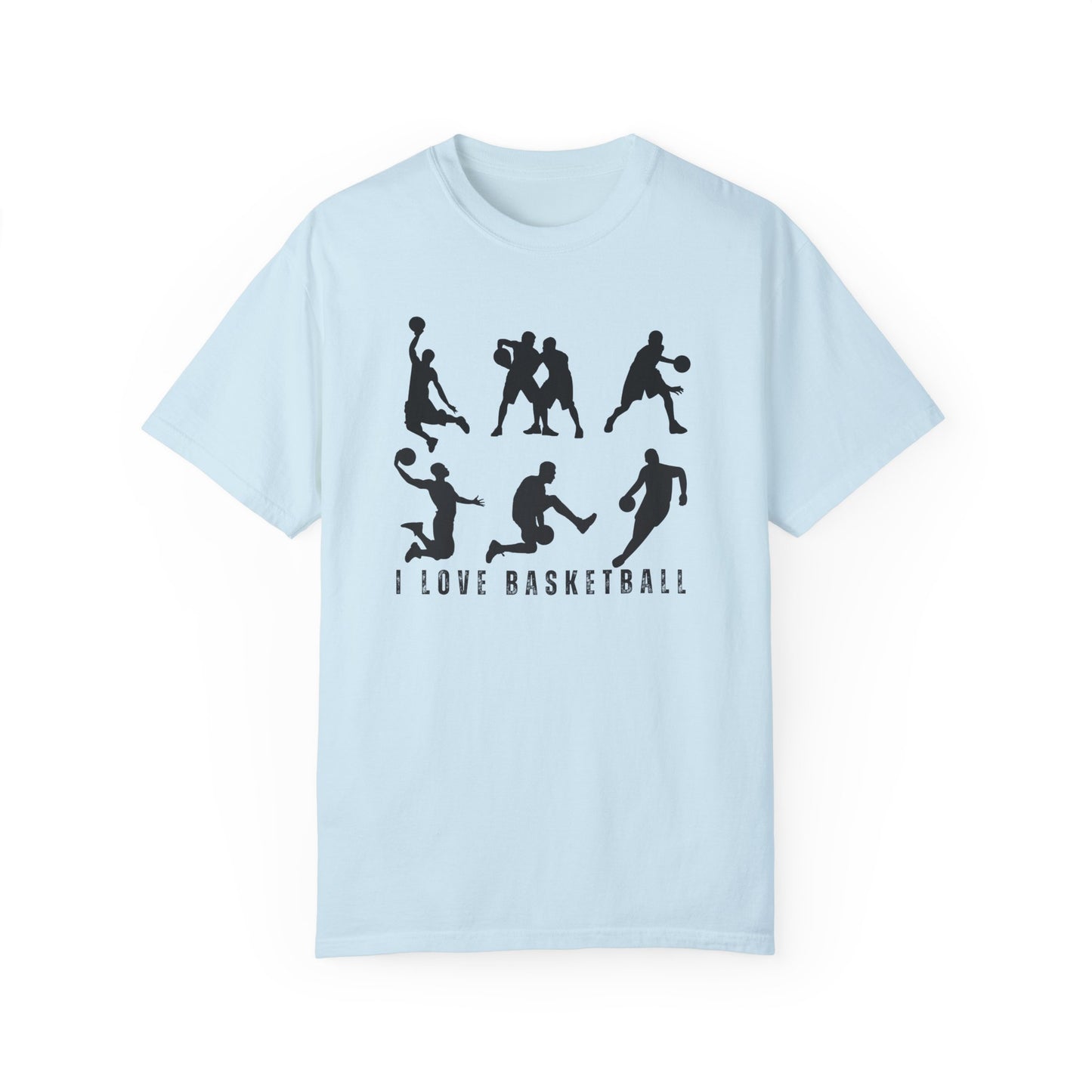 I Love Basketball - Unisex Garment-Dyed T-shirt - 10160