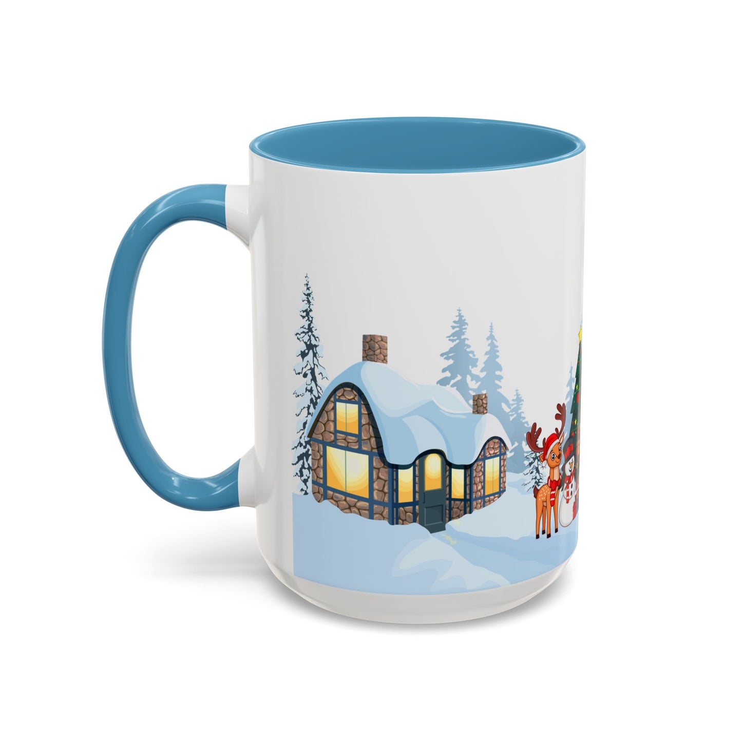 Outdoor Christmas Party - Accent Coffee Mug (11, 15oz) - 10454