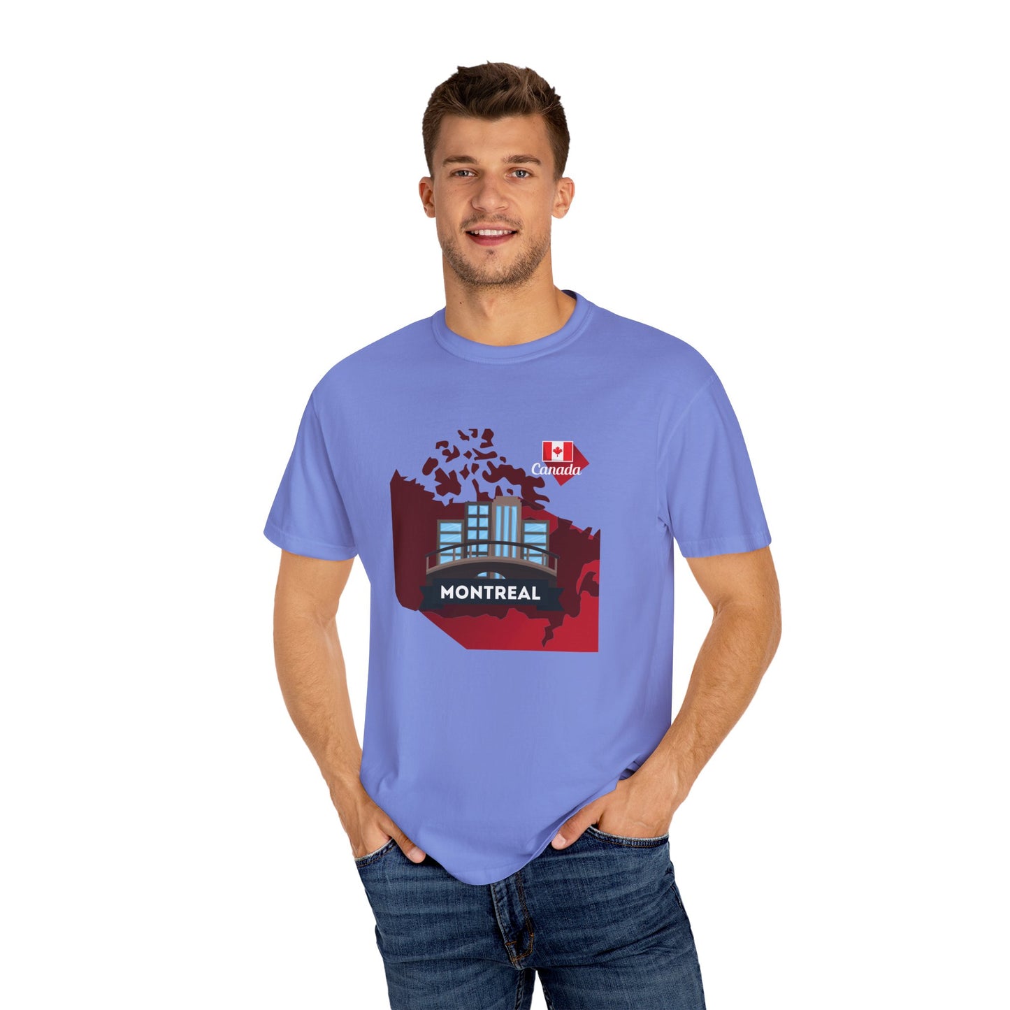 Montreal Graphic Unisex T-Shirt - Perfect for Travelers & Locals - 12201
