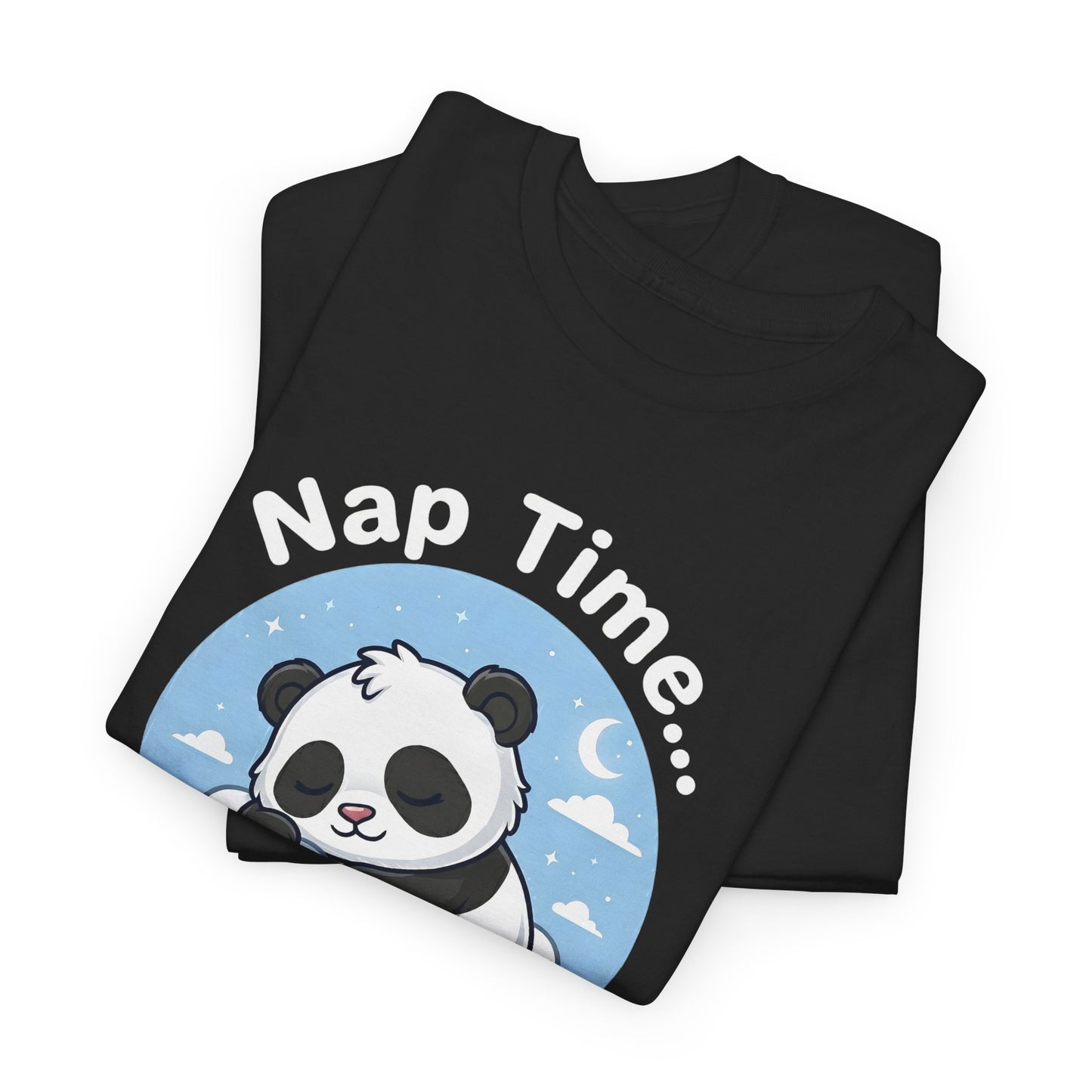 Cute Panda T-Shirt – “Nap Time Is My Cardio” Funny Sleep Tee - 14845