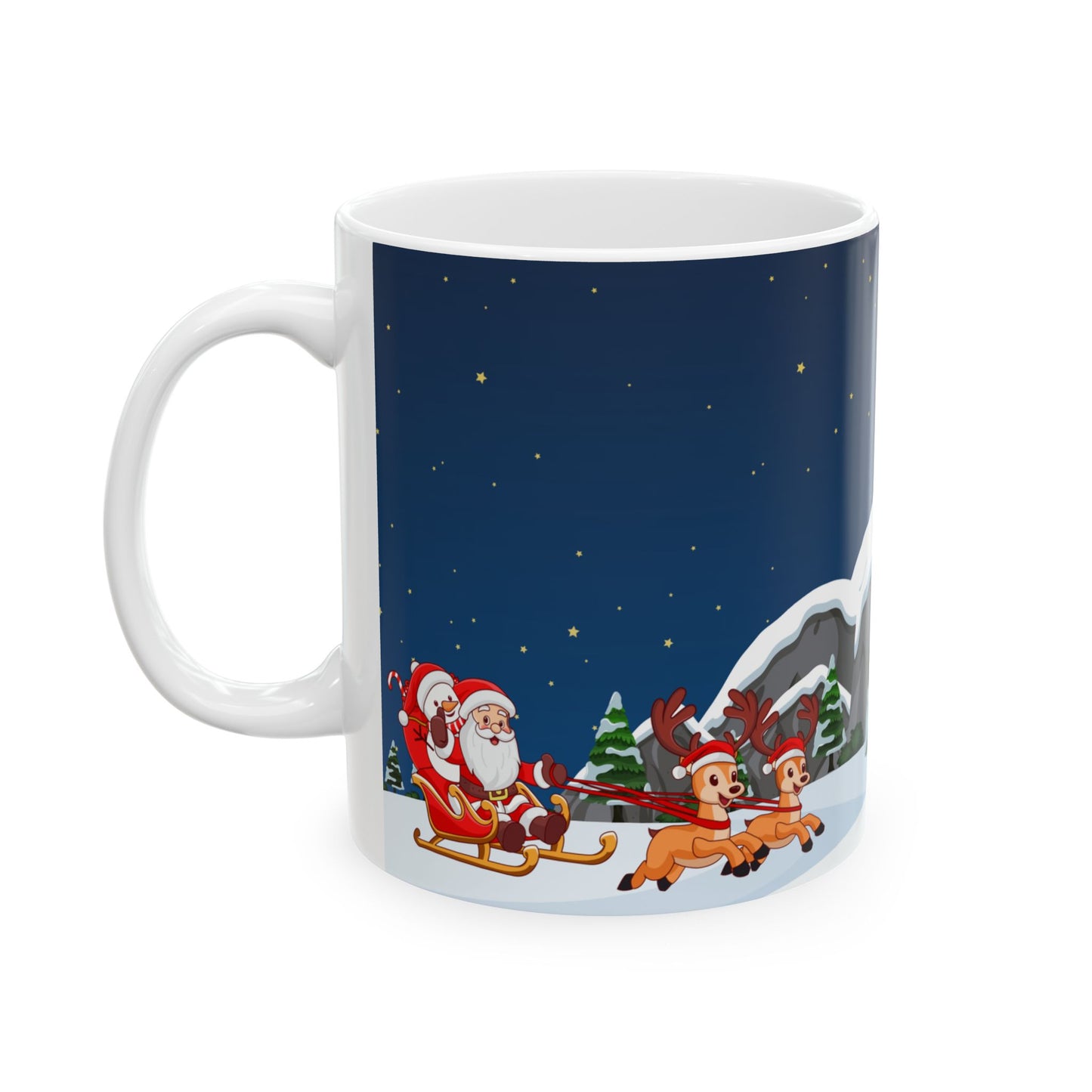 Santa's Arrival - Ceramic Mug, (11oz, 15oz) - 10451