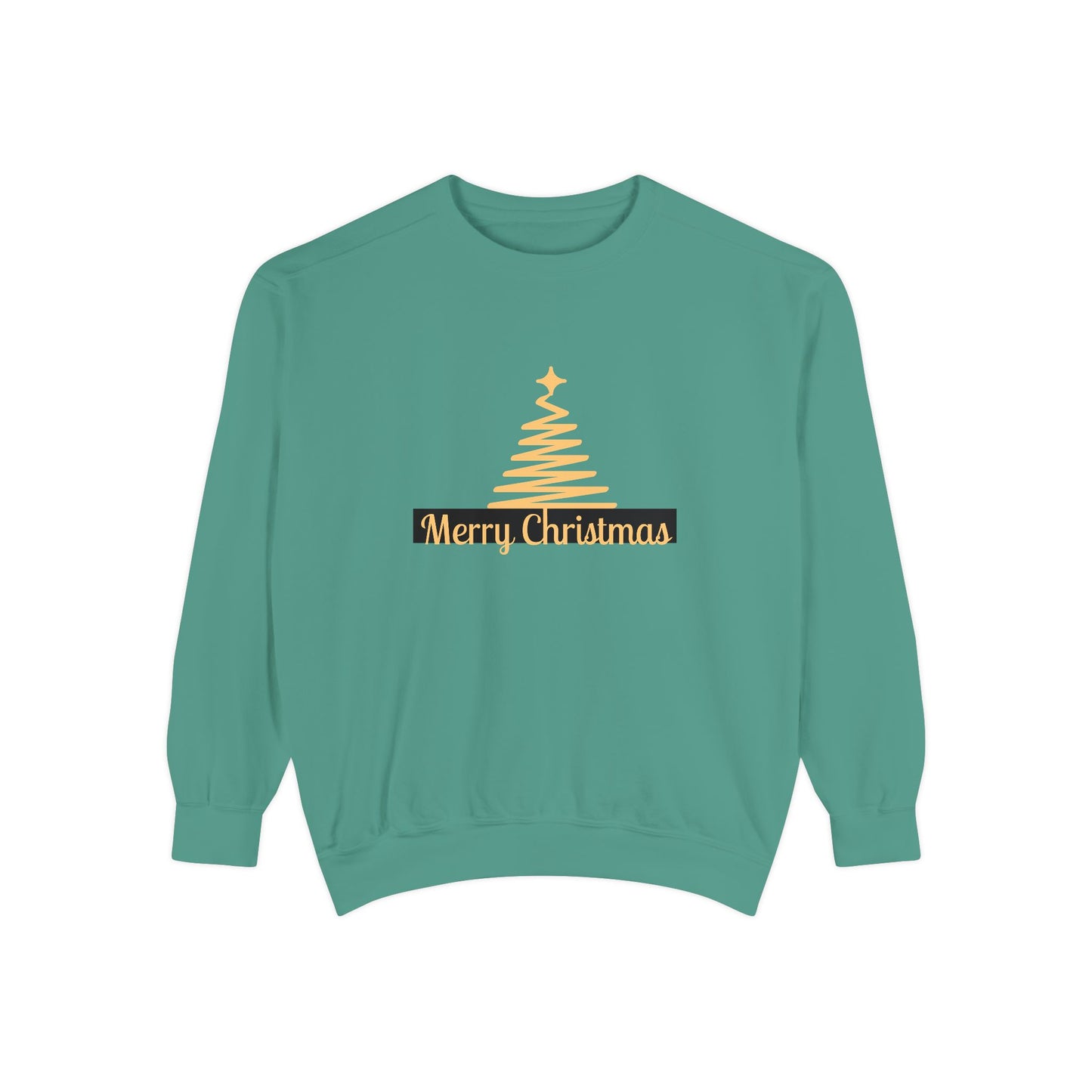 Merry Christmas - Unisex Garment-Dyed Sweatshirt - 10474