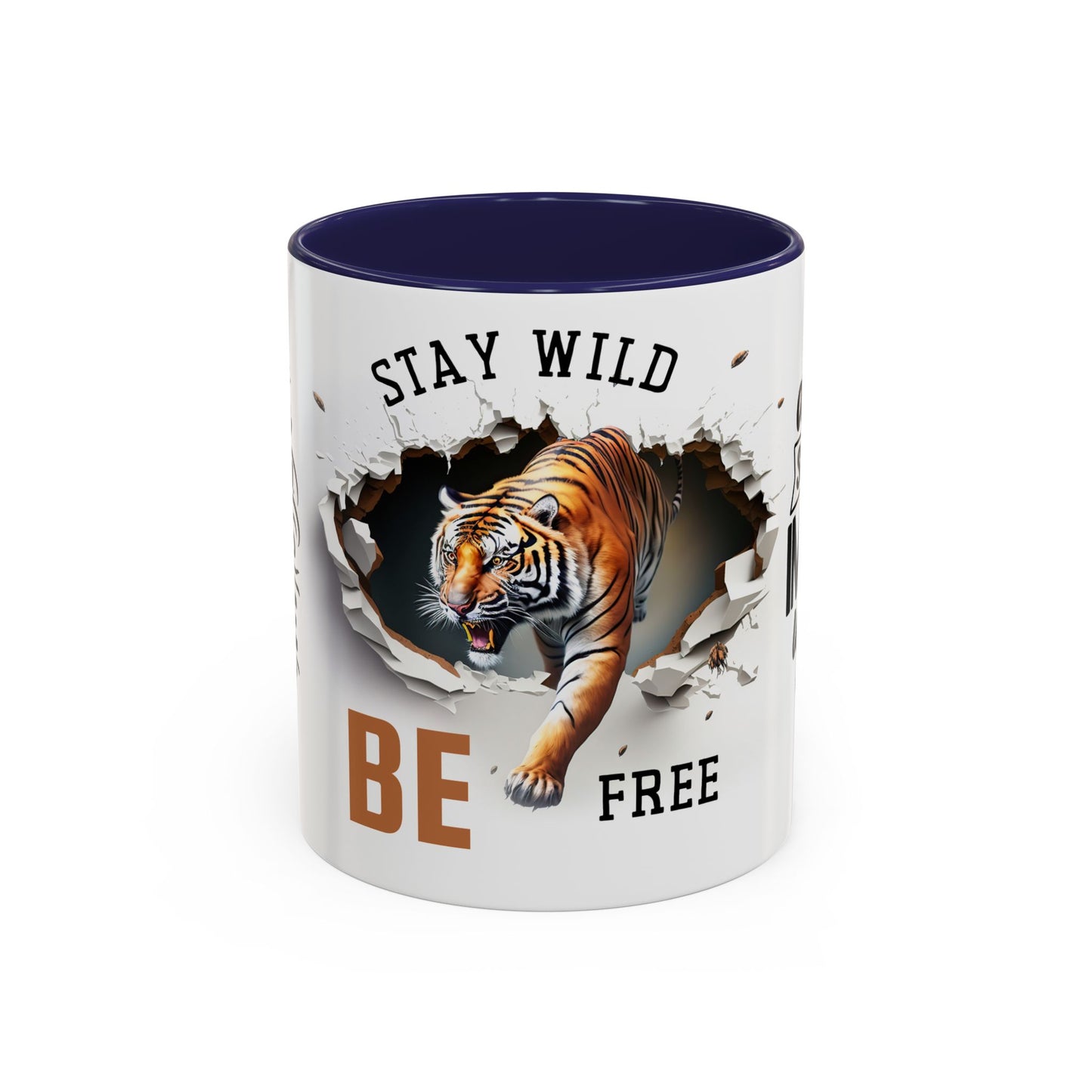 Stay Wild, Be Free - Accent Coffee Mug (11, 15oz)