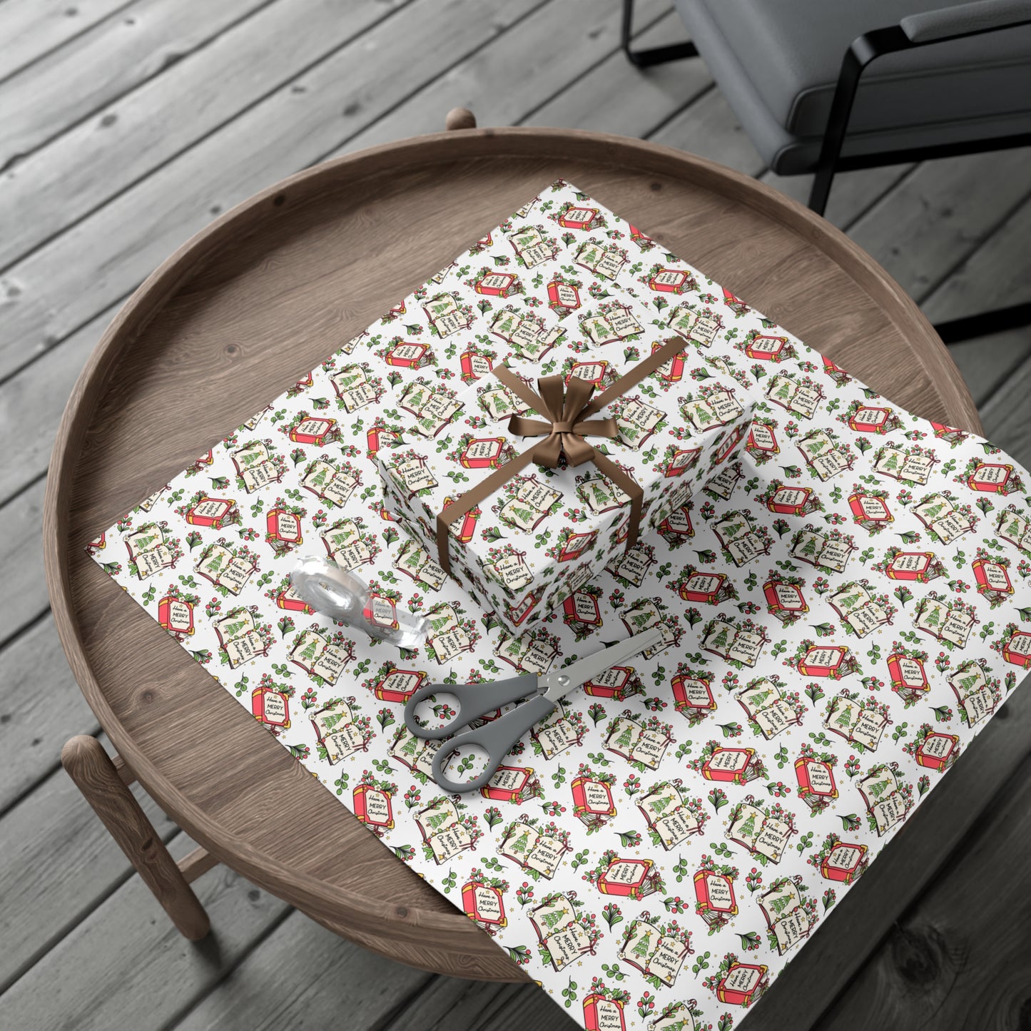 Have A Merry Christmas Books - Gift Wrap Papers - 10287