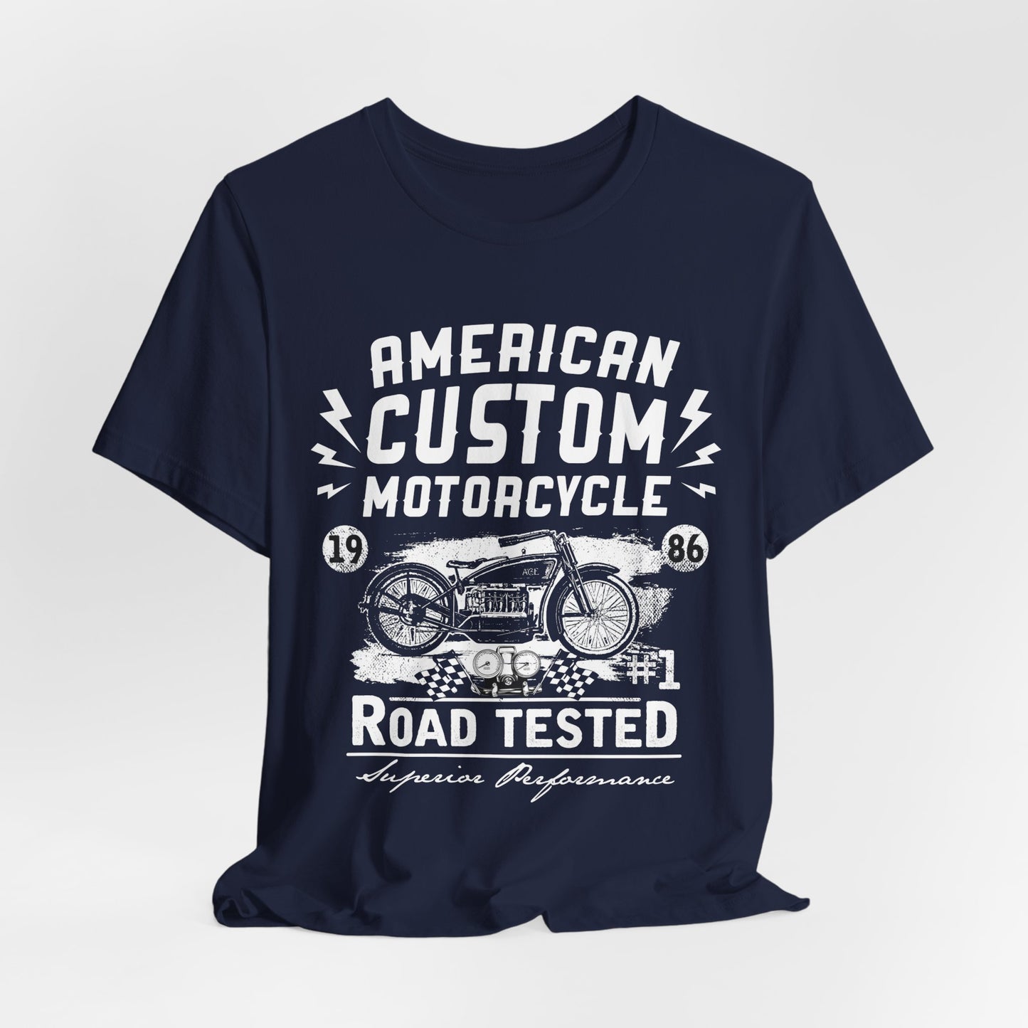 American Custom Motorcycle - Unisex Jersey Short Sleeve Tee - 13402