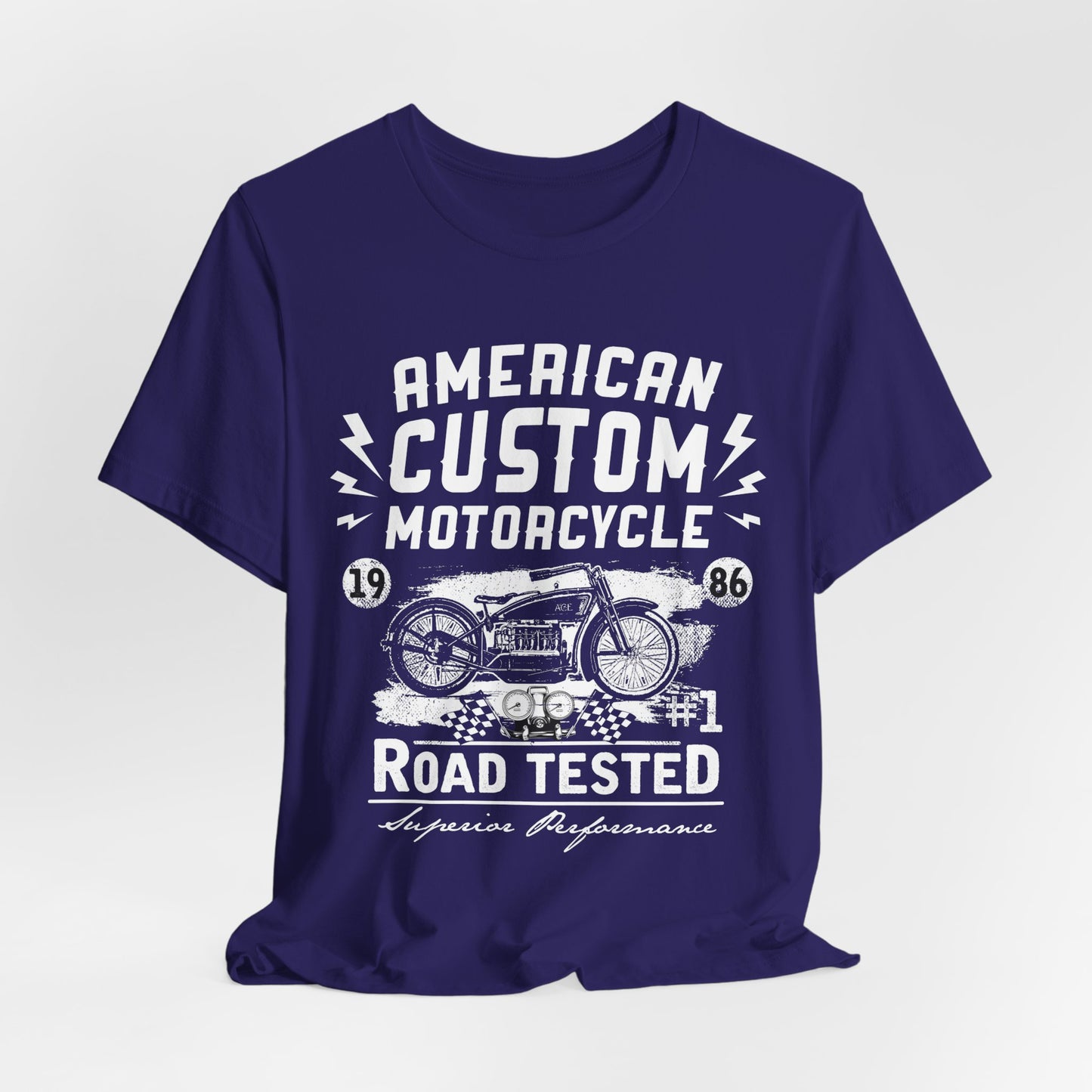 American Custom Motorcycle - Unisex Jersey Short Sleeve Tee - 13402