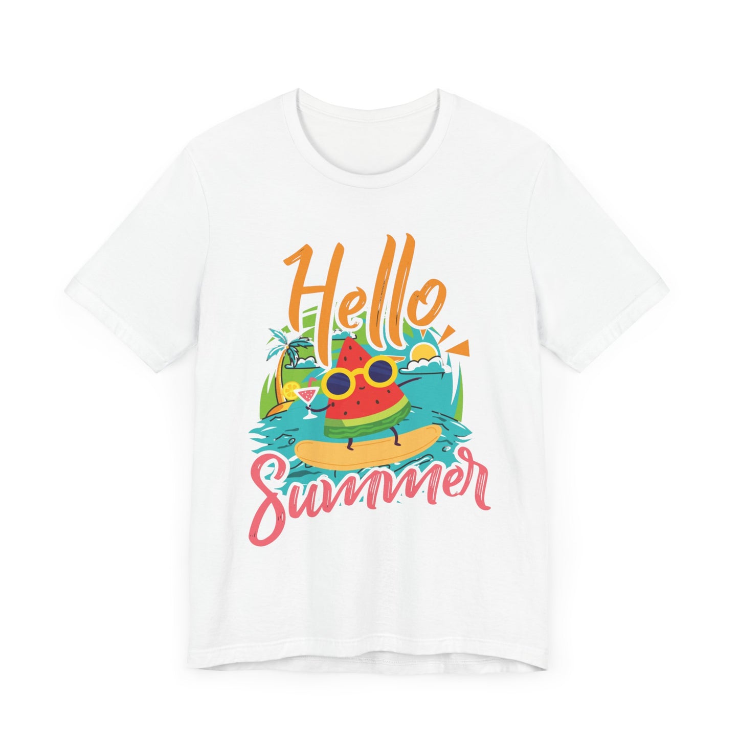 Hello Summer - Unisex Jersey Short Sleeve Tee - 13089