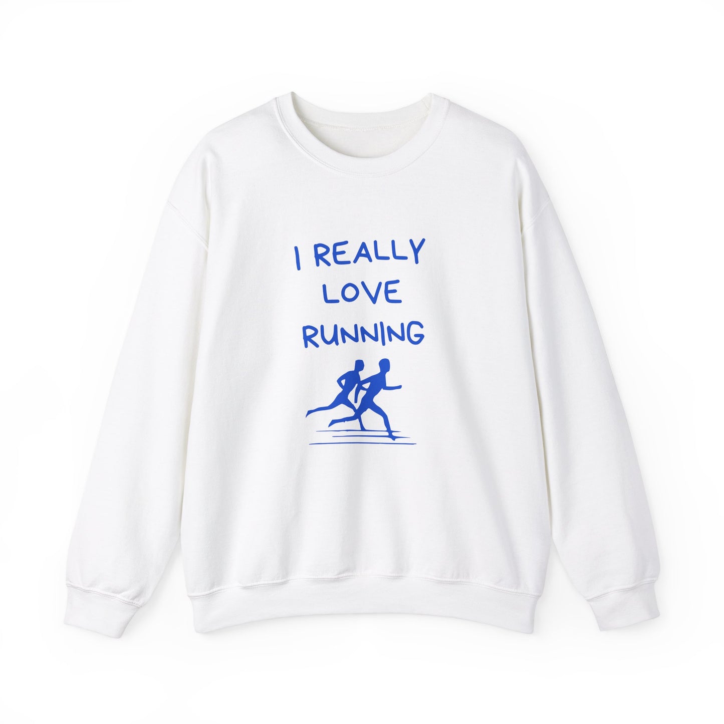 I Really Love Running - Unisex Heavy Blend™ Crewneck Sweatshirt