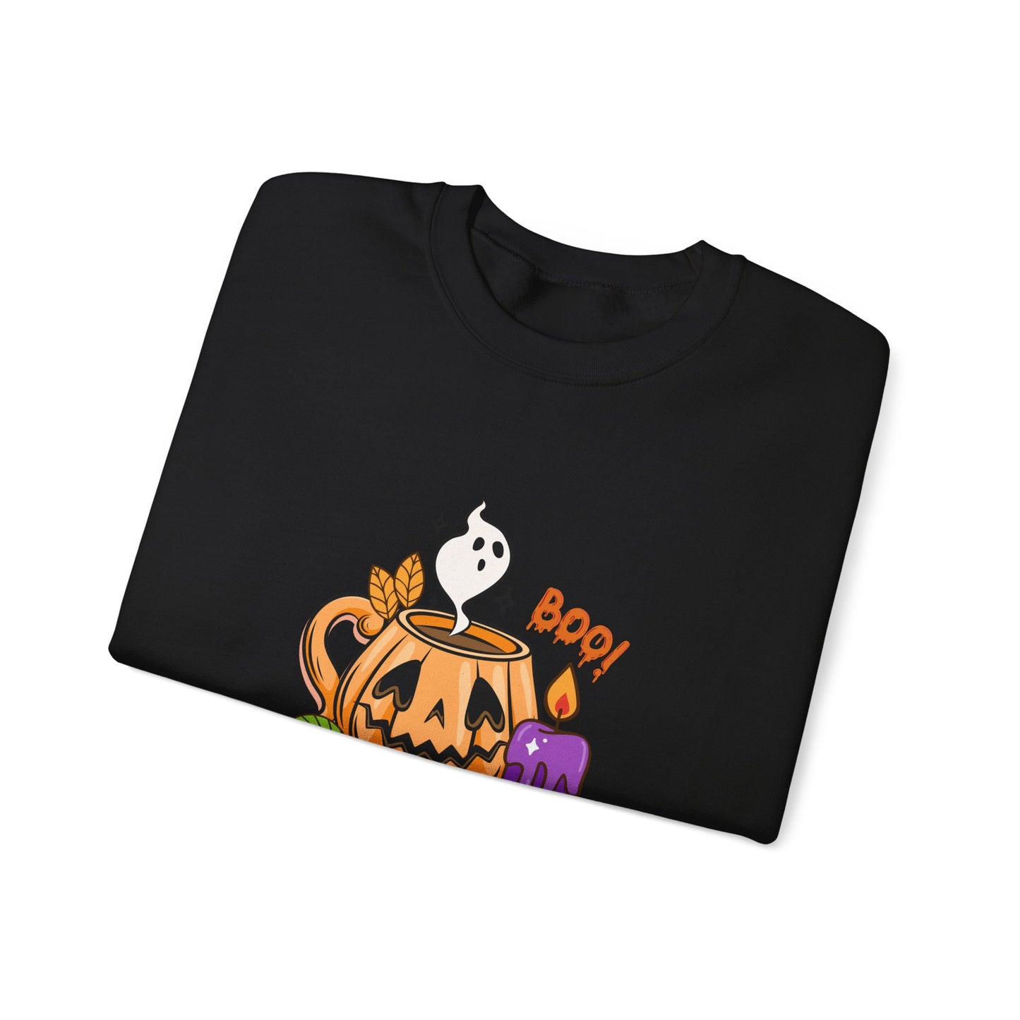 Boo Halloween - Unisex Heavy Blend™ Crewneck Sweatshirt