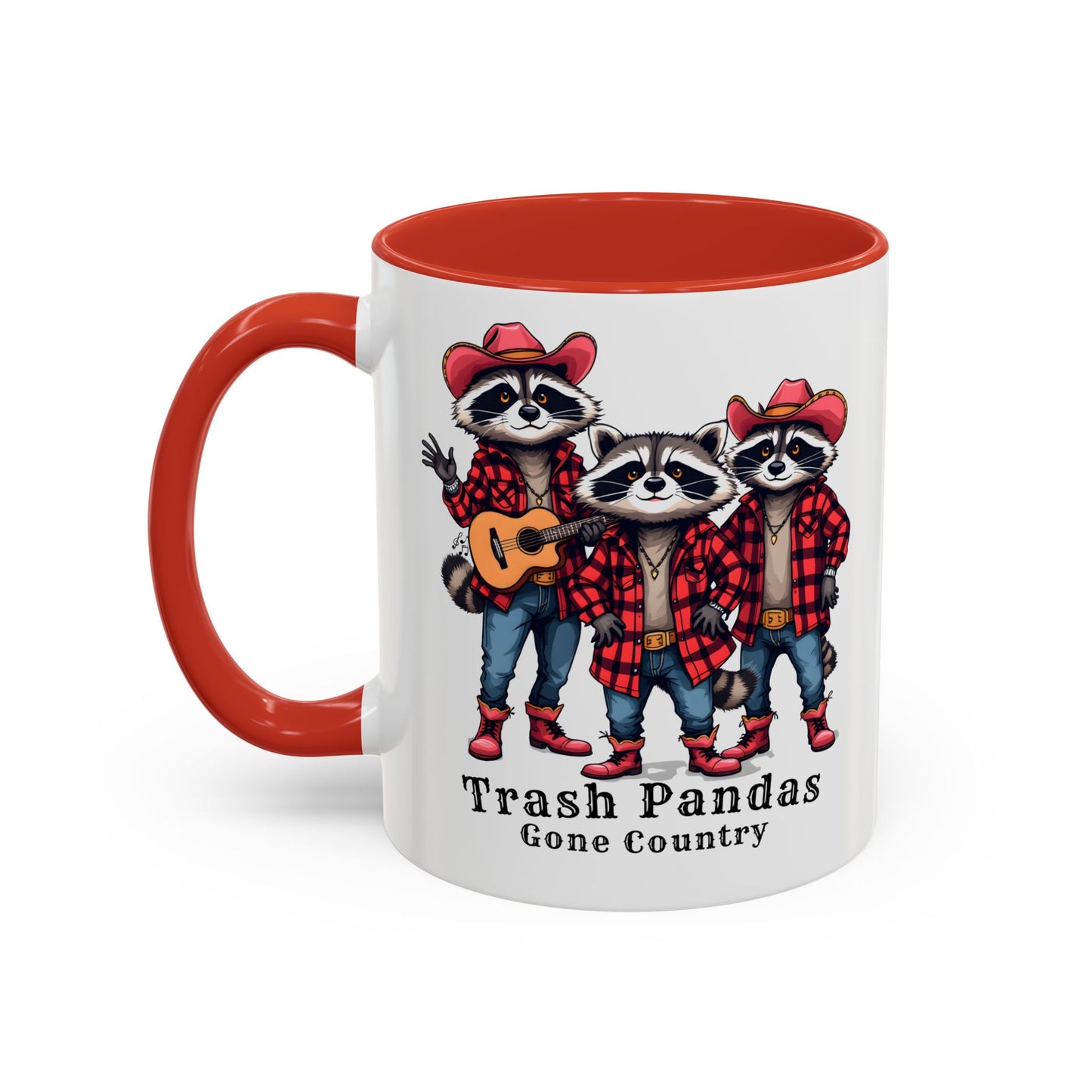 Trash Pandas Gone Country Mug – Funny Raccoon Band Coffee Mug Gift - 14860