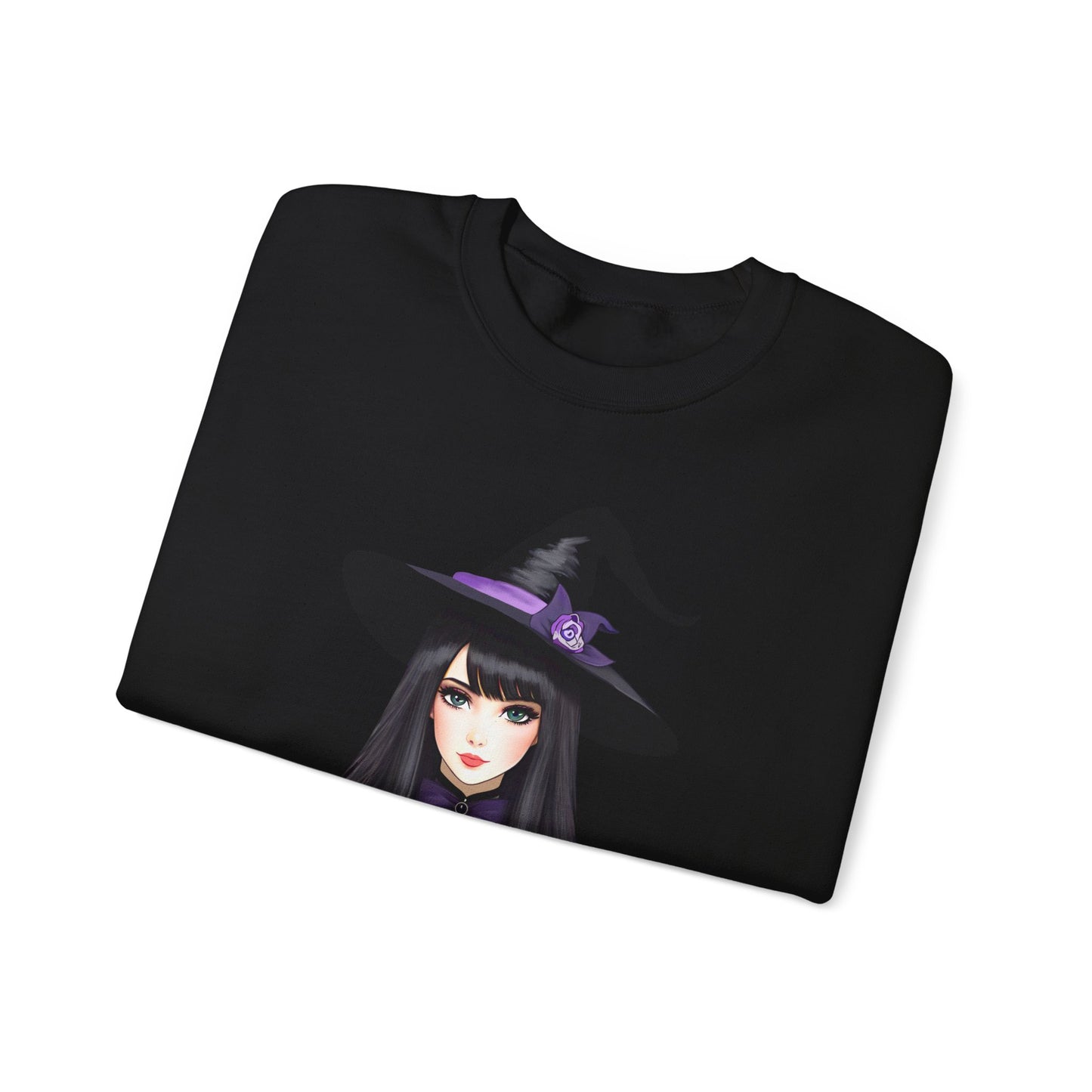 Happy Halloween, Witch - Unisex Heavy Blend™ Crewneck Sweatshirt