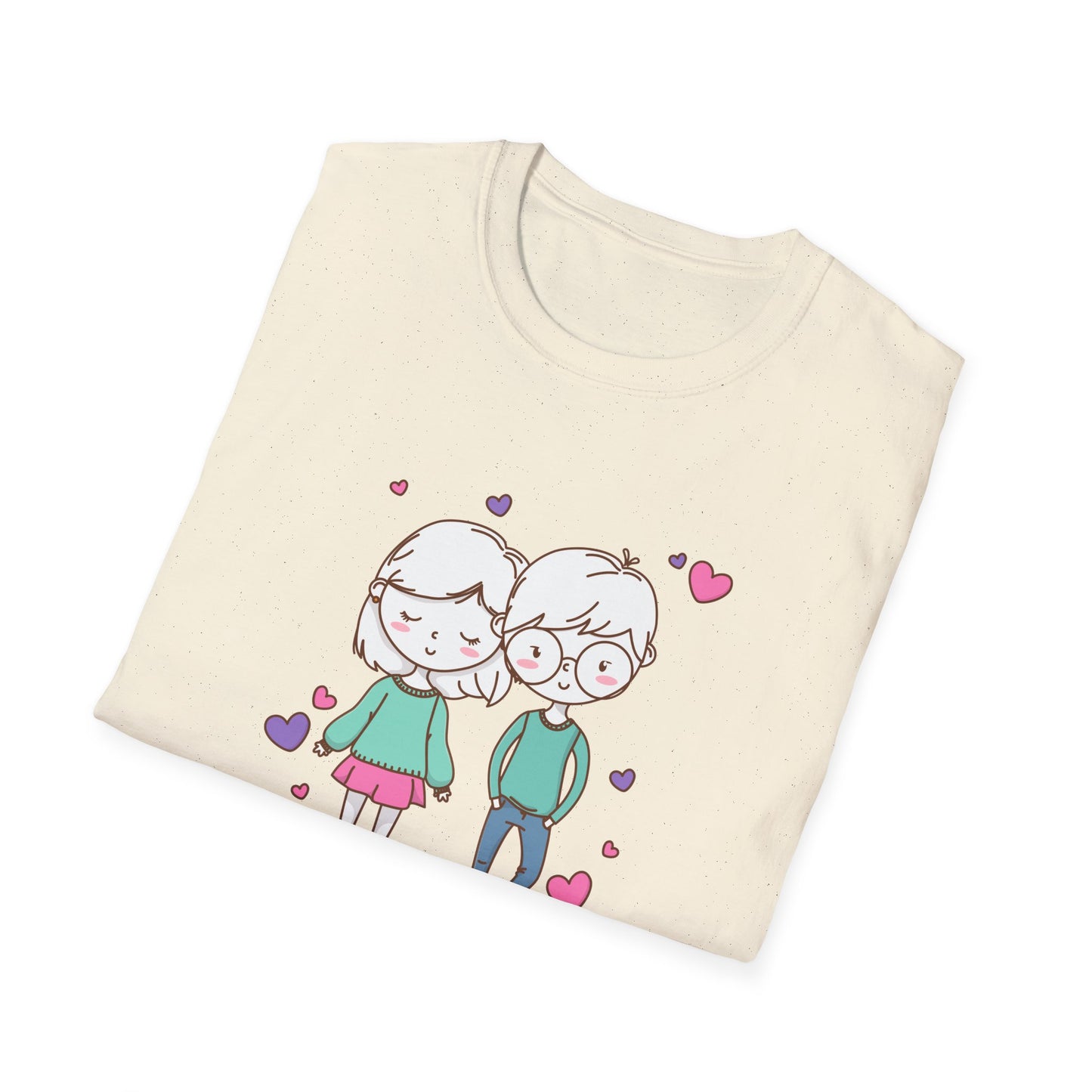 Cute Couple, Love You - Unisex Softstyle T-Shirt - 11528