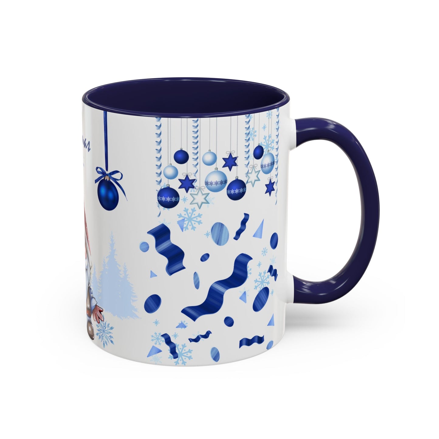 Blue Christmas - Accent Coffee Mug (11, 15oz)