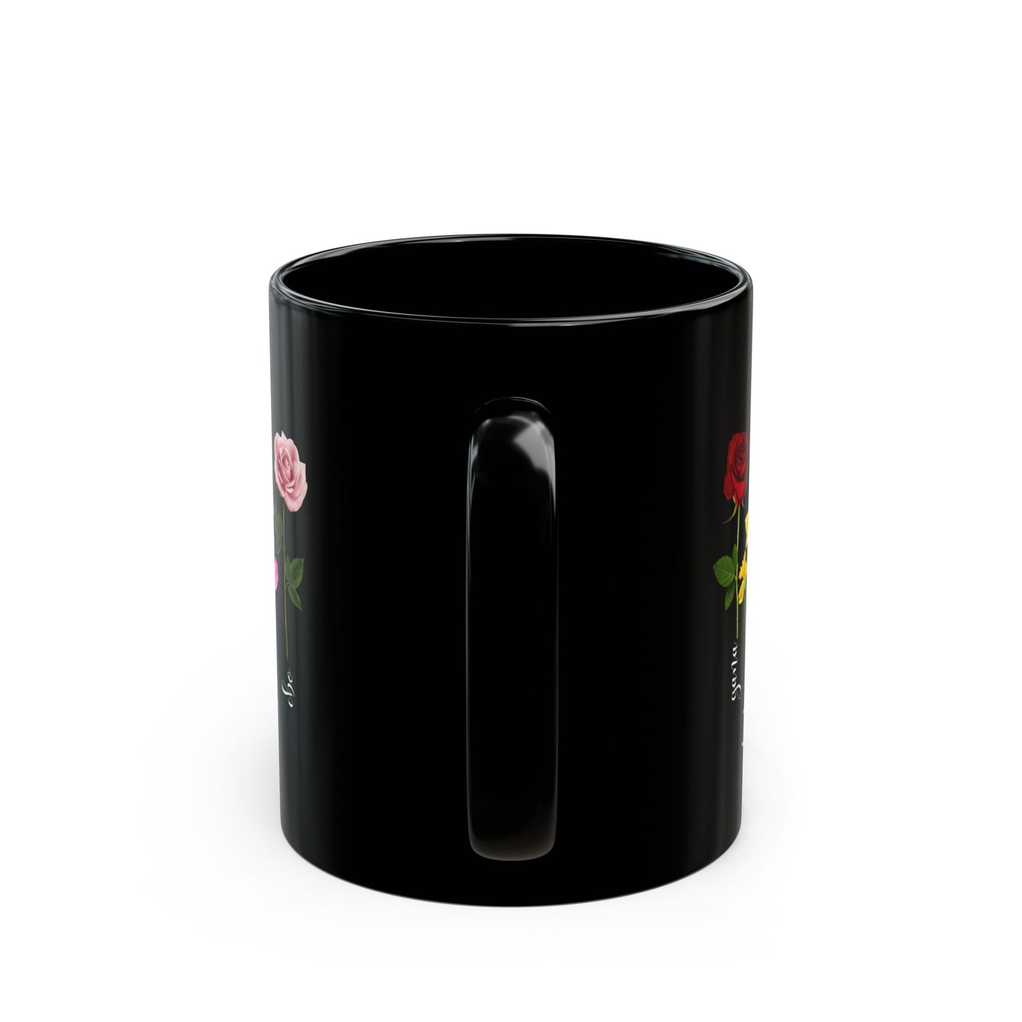 Grandma's Garden, Where Love Blooms - Black Mug