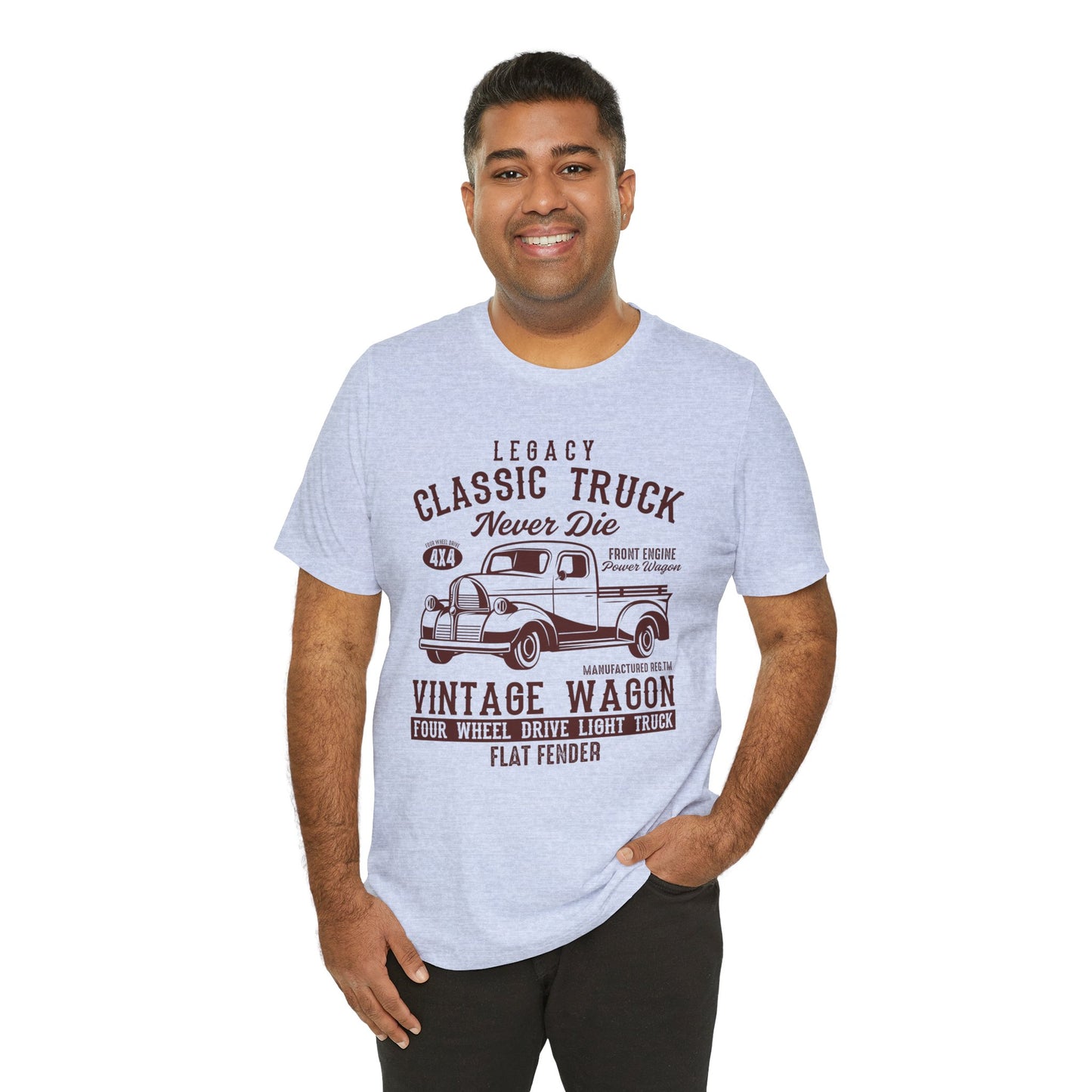 Legacy Classic Truck Never Die - Unisex Jersey Short Sleeve Tee - 12898