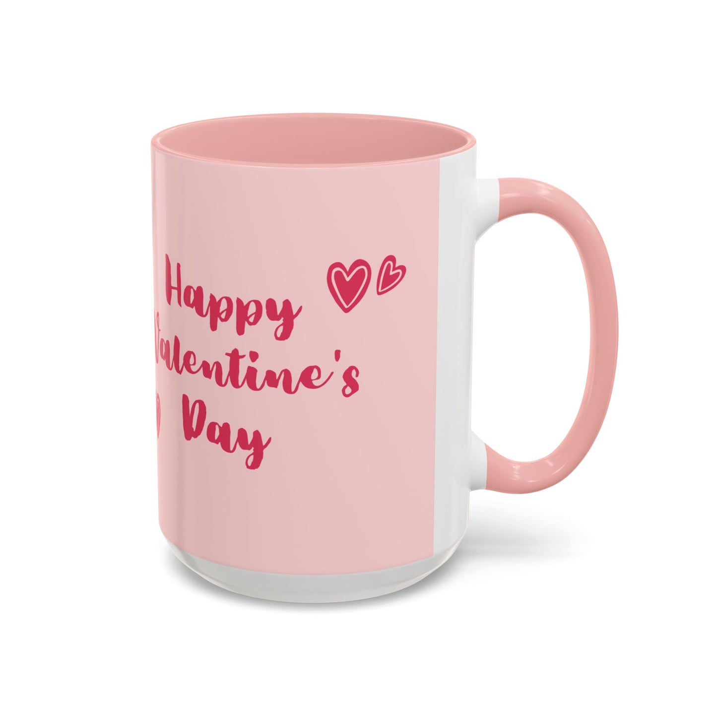 Couple, Happy Valentine's Day - Accent Coffee Mug (11, 15oz) - 11130