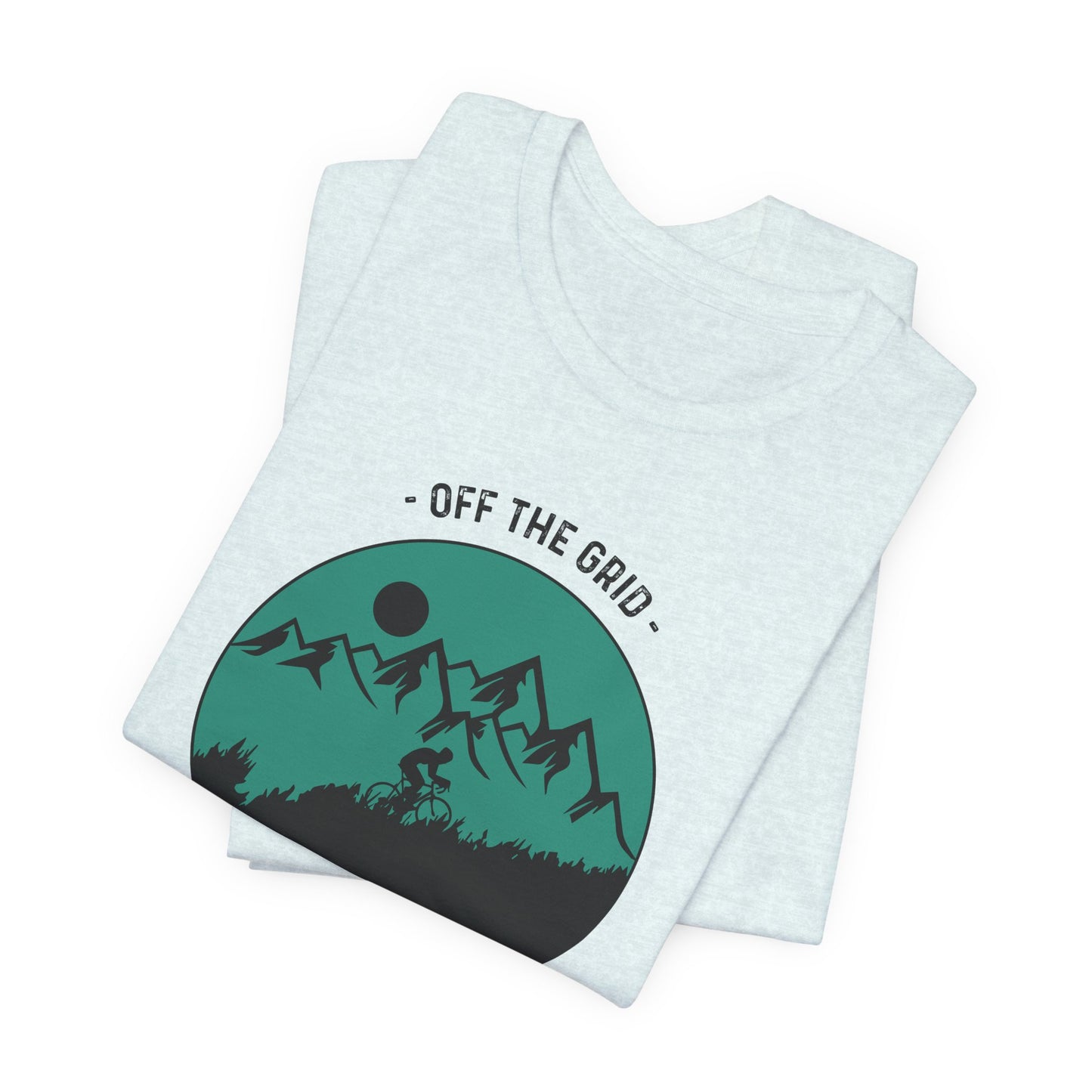 Bicycle: Off The Grid, In The Gravel - Unisex Jersey Short Sleeve Tee