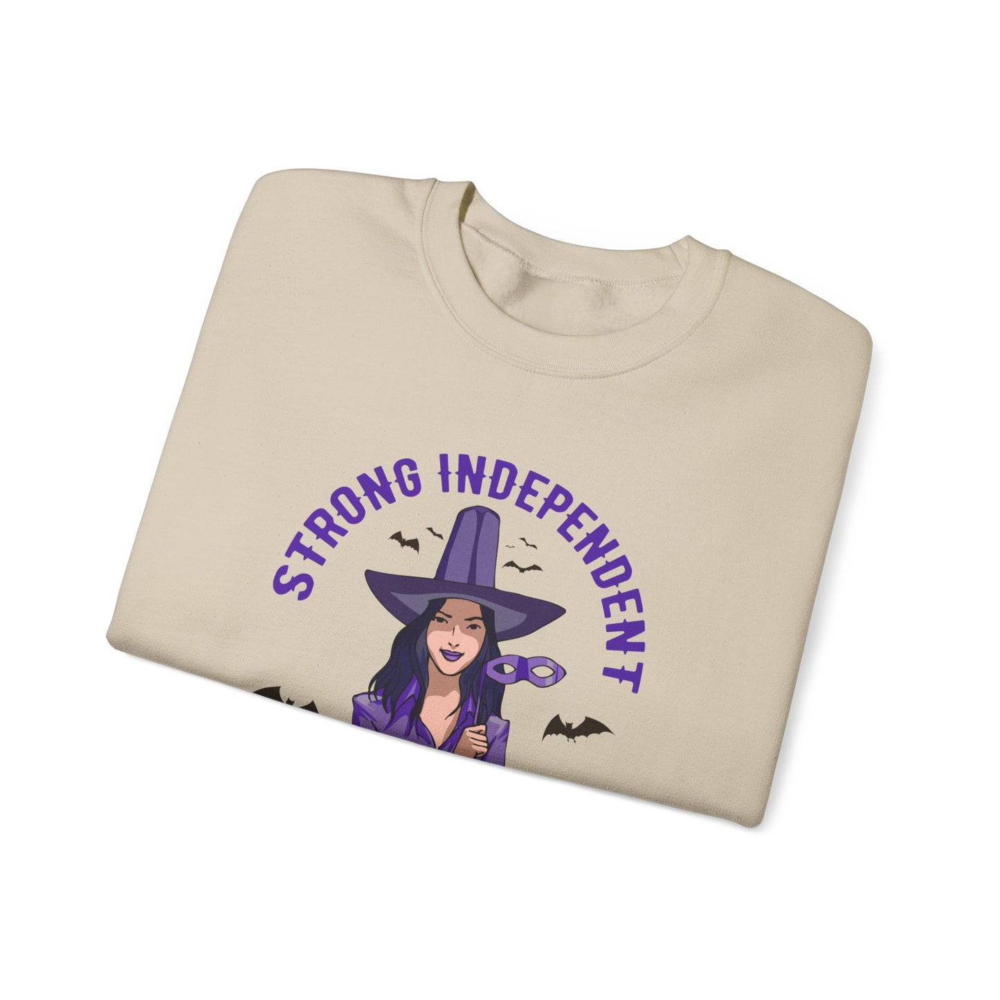 Strong Independent Witch - Unisex Heavy Blend™ Crewneck Sweatshirt