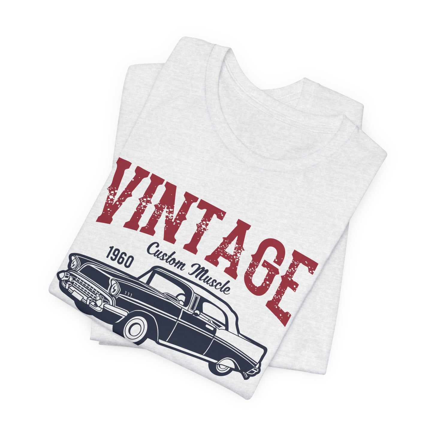 Vintage Custom Muscle, Original Classic - Unisex Jersey Short Sleeve Tee - 12612