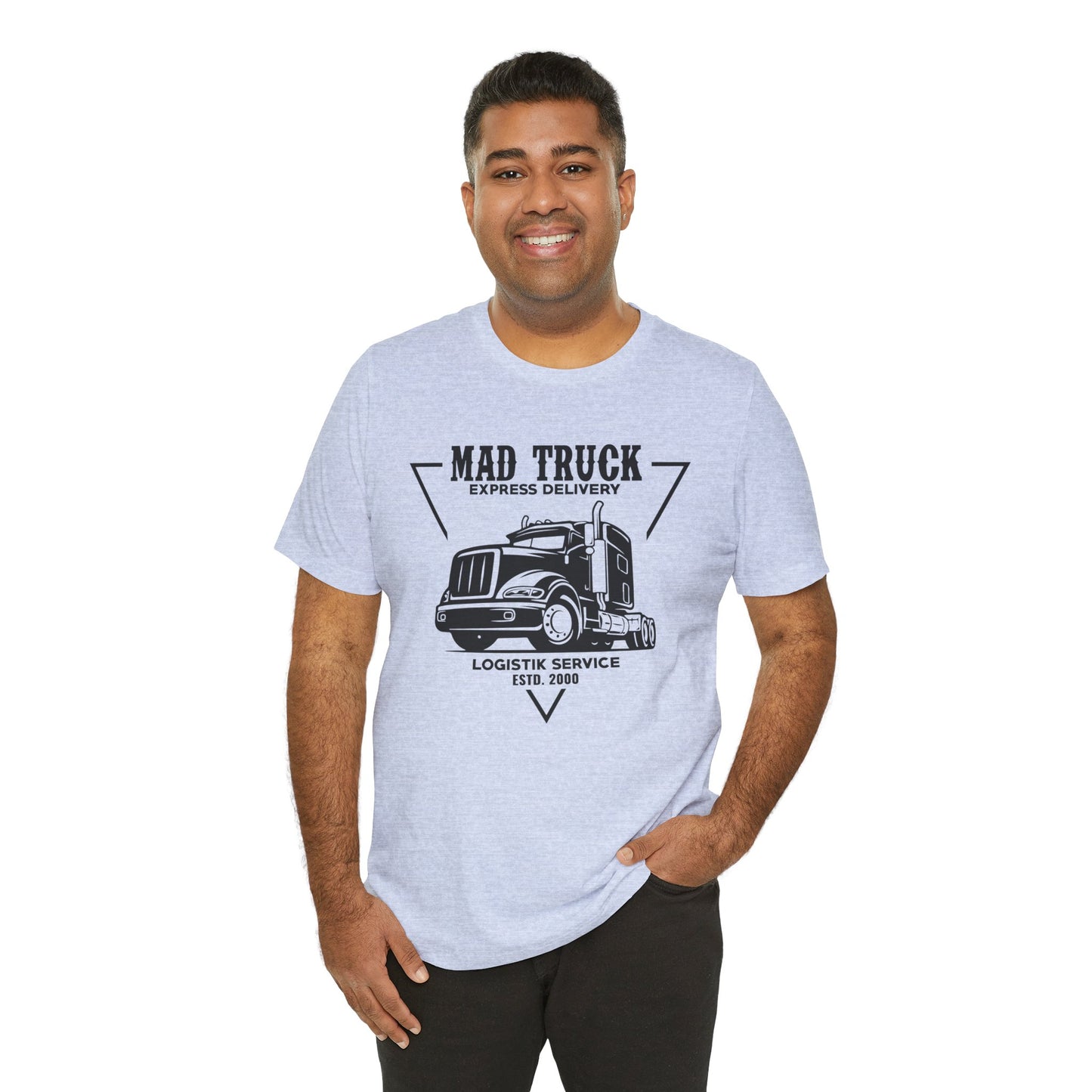 Mad Truck Express Delivery - Unisex Jersey Short Sleeve Tee - 13008