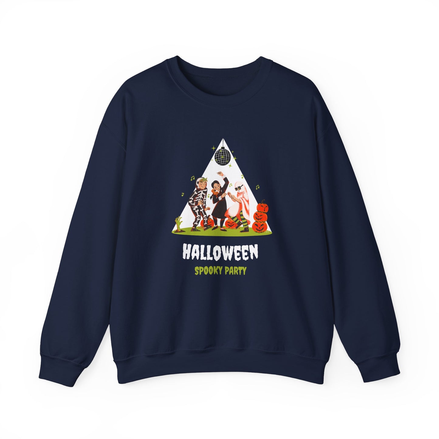 Halloween, Spooky Party - Unisex Heavy Blend™ Crewneck Sweatshirt