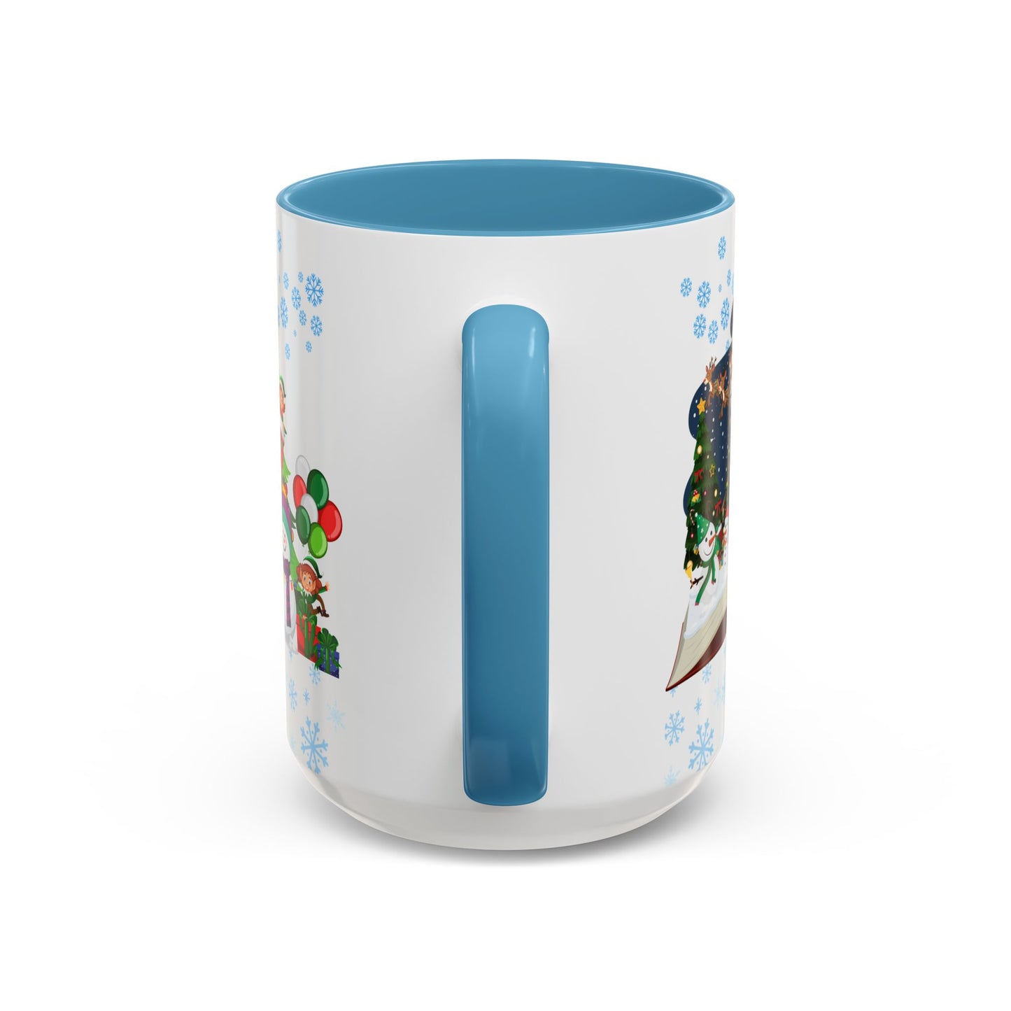 Christmas Letter A for Aaron, Customizable - Accent Coffee Mug (11, 15oz)