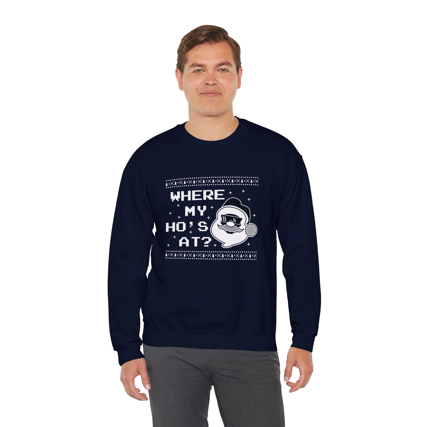 Where My Ho's At?  - Unisex Heavy Blend™ Crewneck Sweatshirt