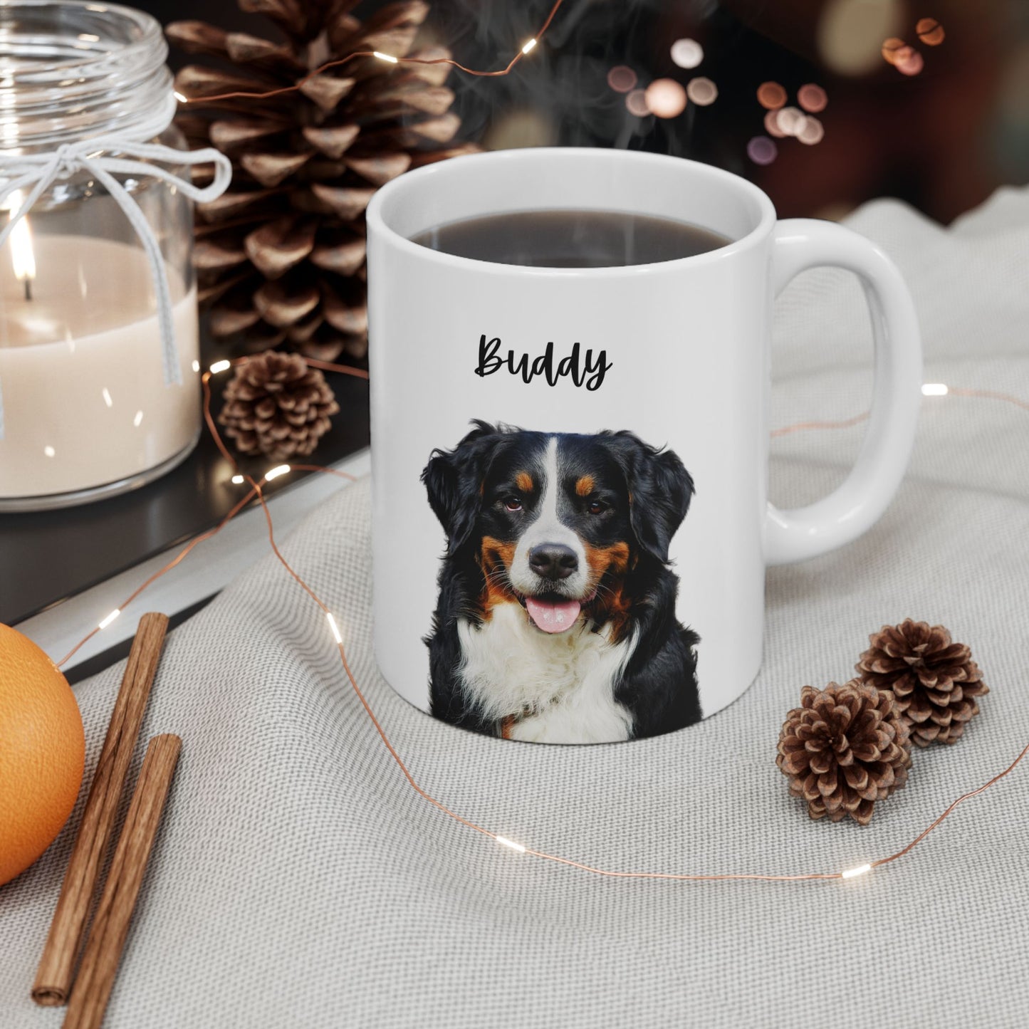 Personalized Dog Ceramic Mug, (11oz, 15oz) - 14159