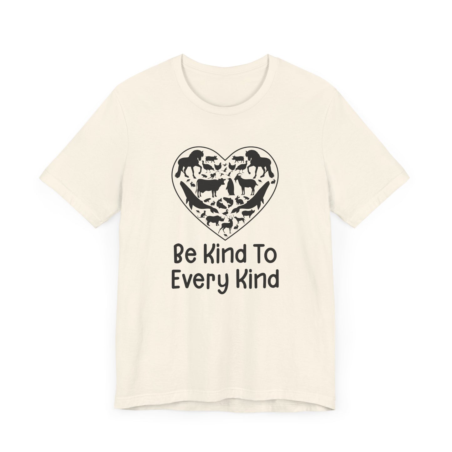 Vegan: Be Kind To Every Kind - Unisex Jersey Short Sleeve Tee