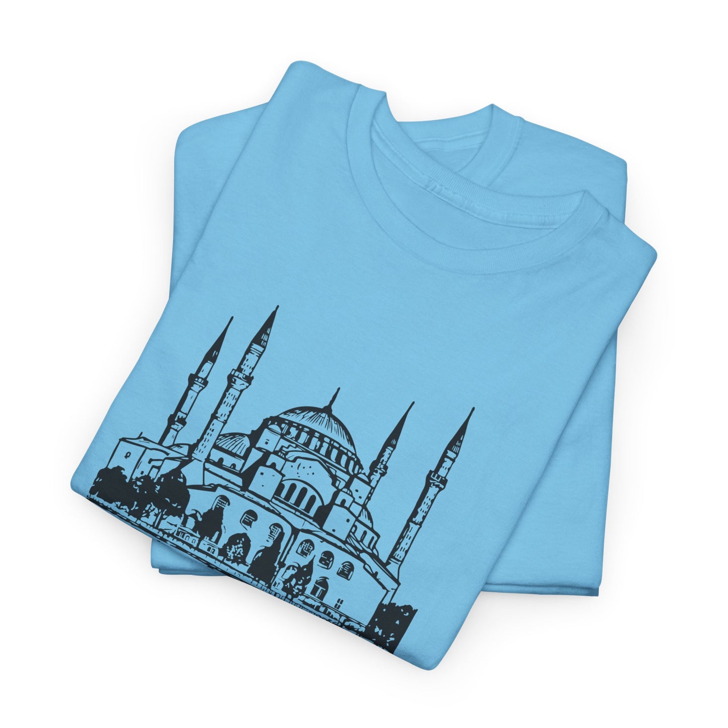 Istanbul Unisex Heavy Cotton Tee - Travel Inspired Apparel - 12007