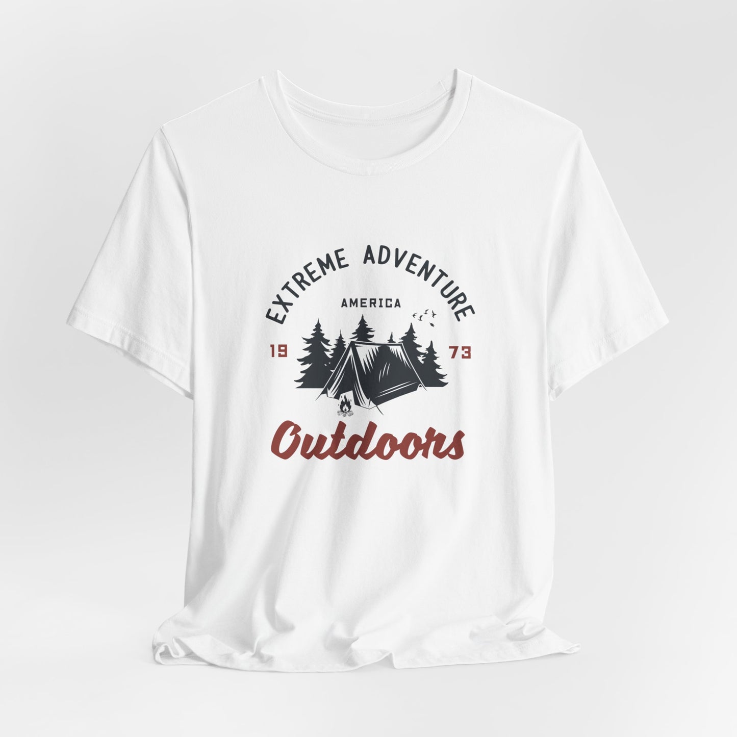 Extreme Adventure America Outdoors - Unisex Jersey Short Sleeve Tee