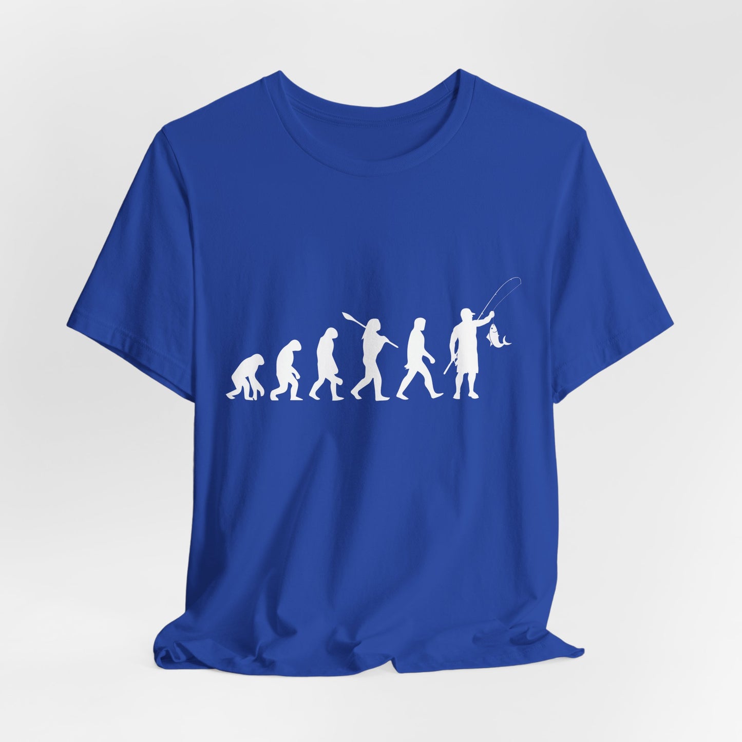 Fishing:  The Evolution of Angling - Unisex Jersey Short Sleeve Tee - 14134
