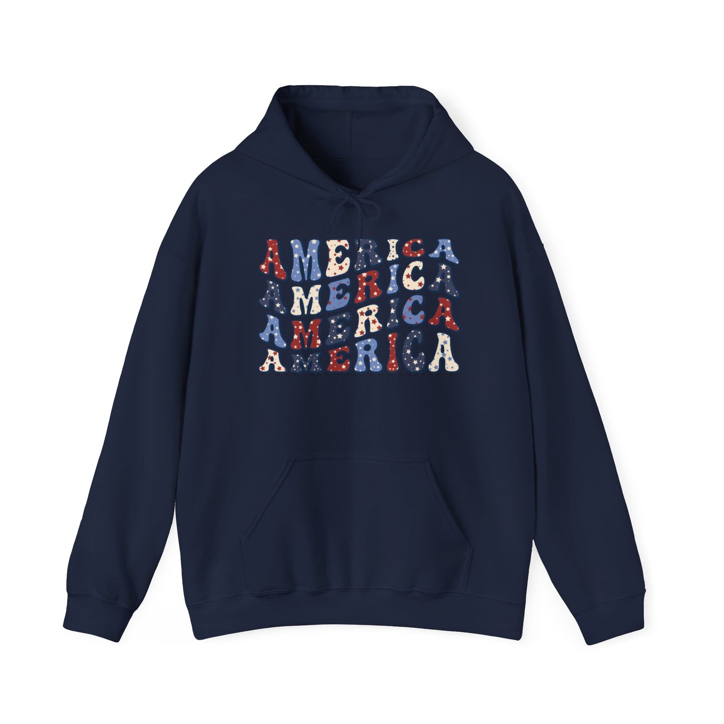 July 4, America - Unisex Heavy Blend™ Hooded Sweatshirt