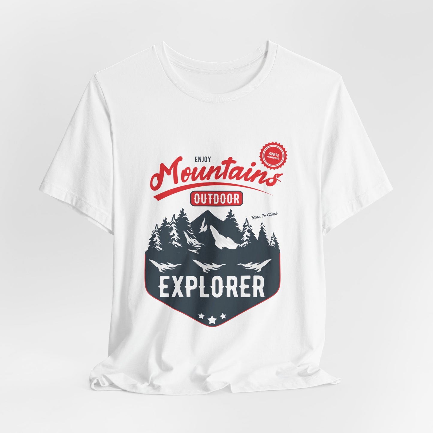 Enjoy Mountains, Outdoor Explorer - Unisex Jersey Short Sleeve Tee