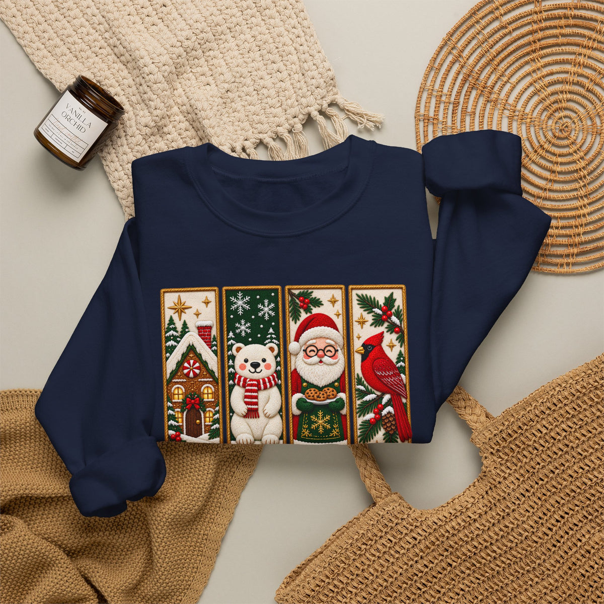 Making Spirits Bright Sweatshirt, Cute Vintage Christmas Crewneck - 14548