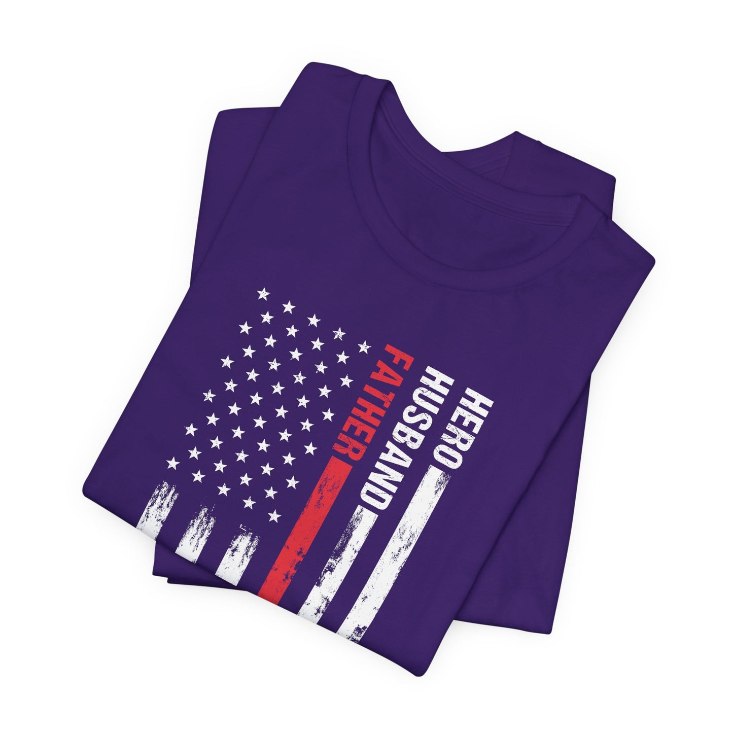 Hero, Husband, Father - Unisex Jersey Short Sleeve Tee - 13722