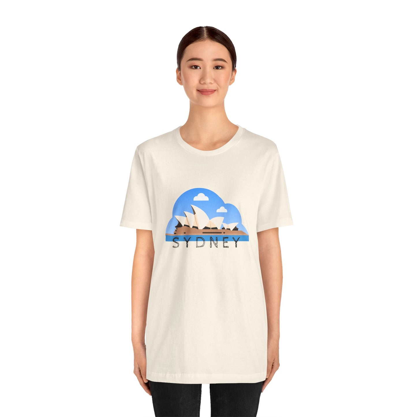 Sydney Graphic Unisex Jersey Tee - Coastal Vibes T-Shirt - 12044
