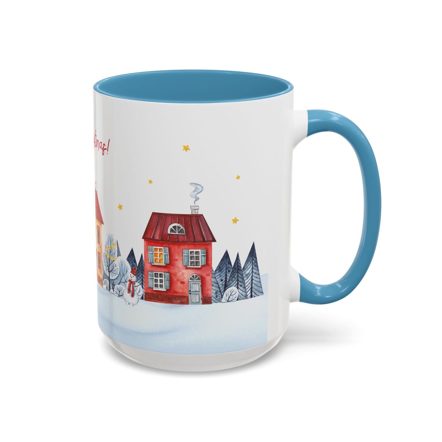 Merry Christmas, Holiday Vibe - Accent Coffee Mug (11, 15oz) - 11079