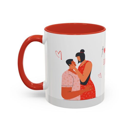 I love You - Accent Coffee Mug (11, 15oz) - 11136