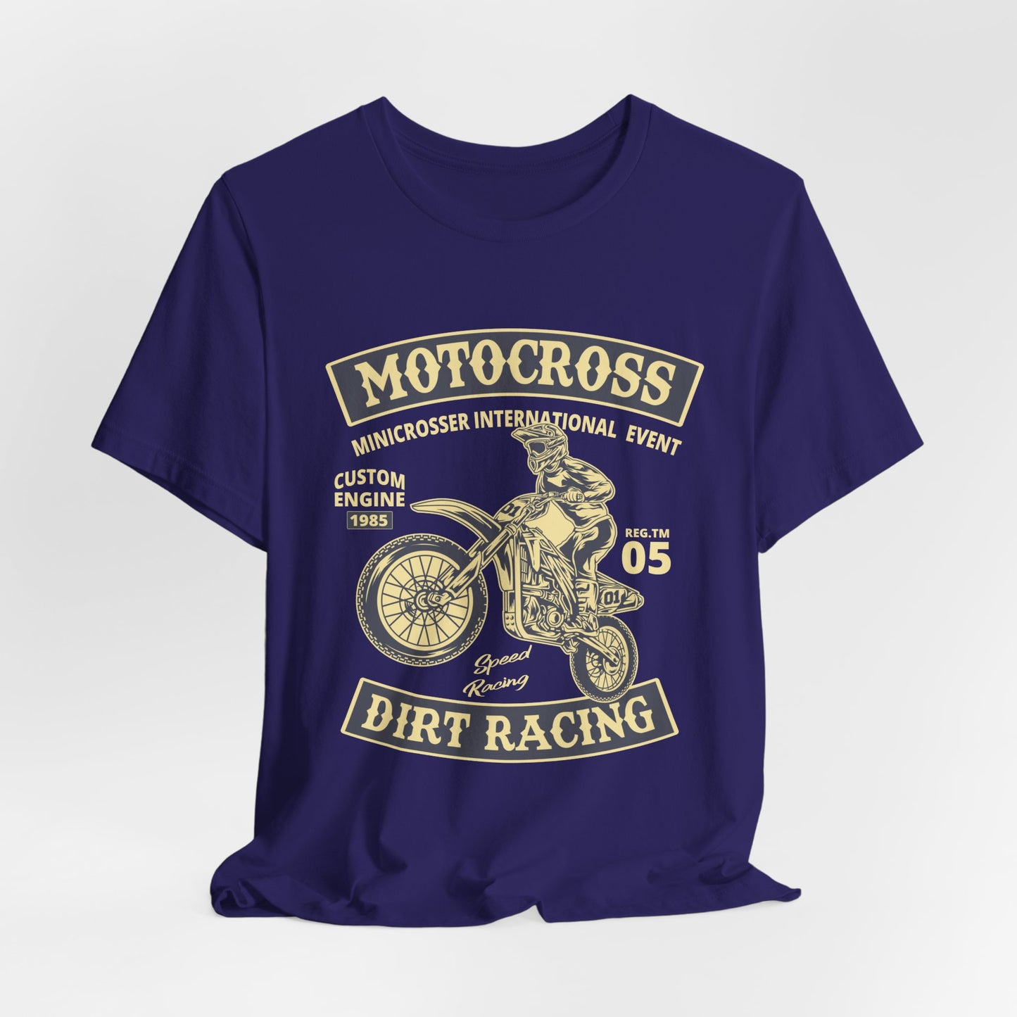 Motocross, Dirt Racing - Unisex Jersey Short Sleeve Tee - 13147