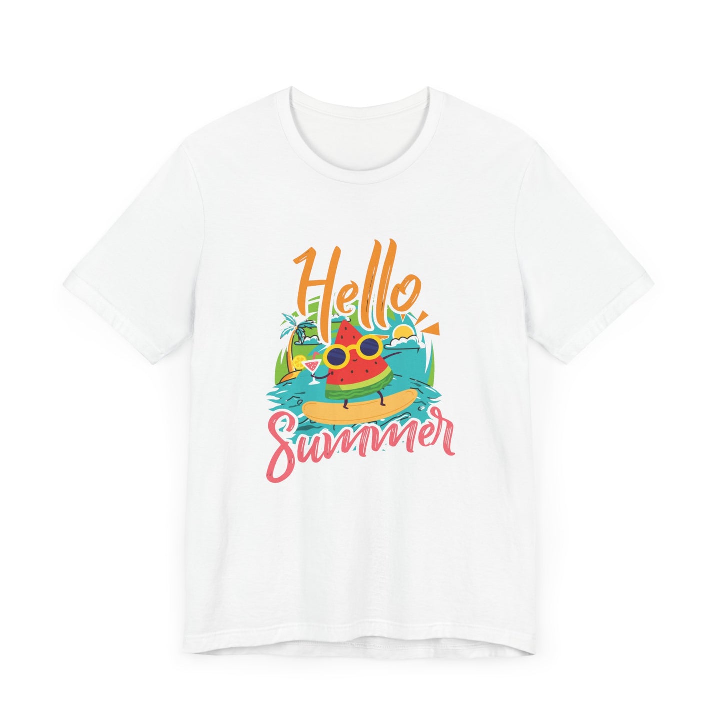 Hello Summer - Unisex Jersey Short Sleeve Tee