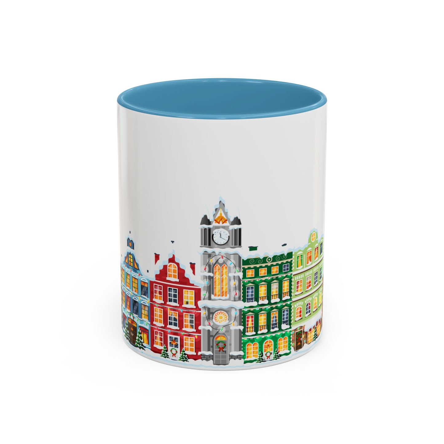 Christmas Houses - Accent Coffee Mug (11, 15oz) - 10438