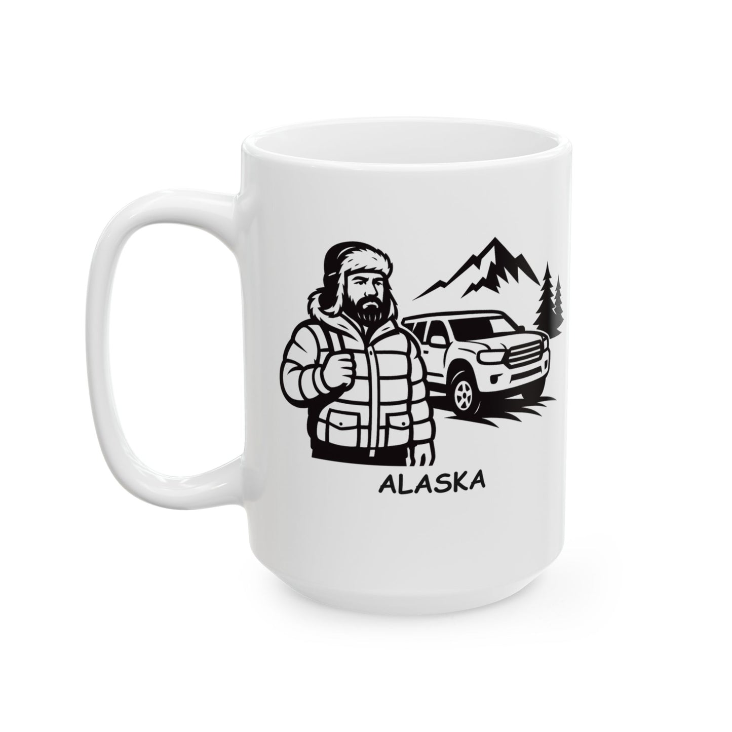 "You know you’re in Alaska when your car is a winter coat with wheels." Ceramic Mug 11/15oz - 12988