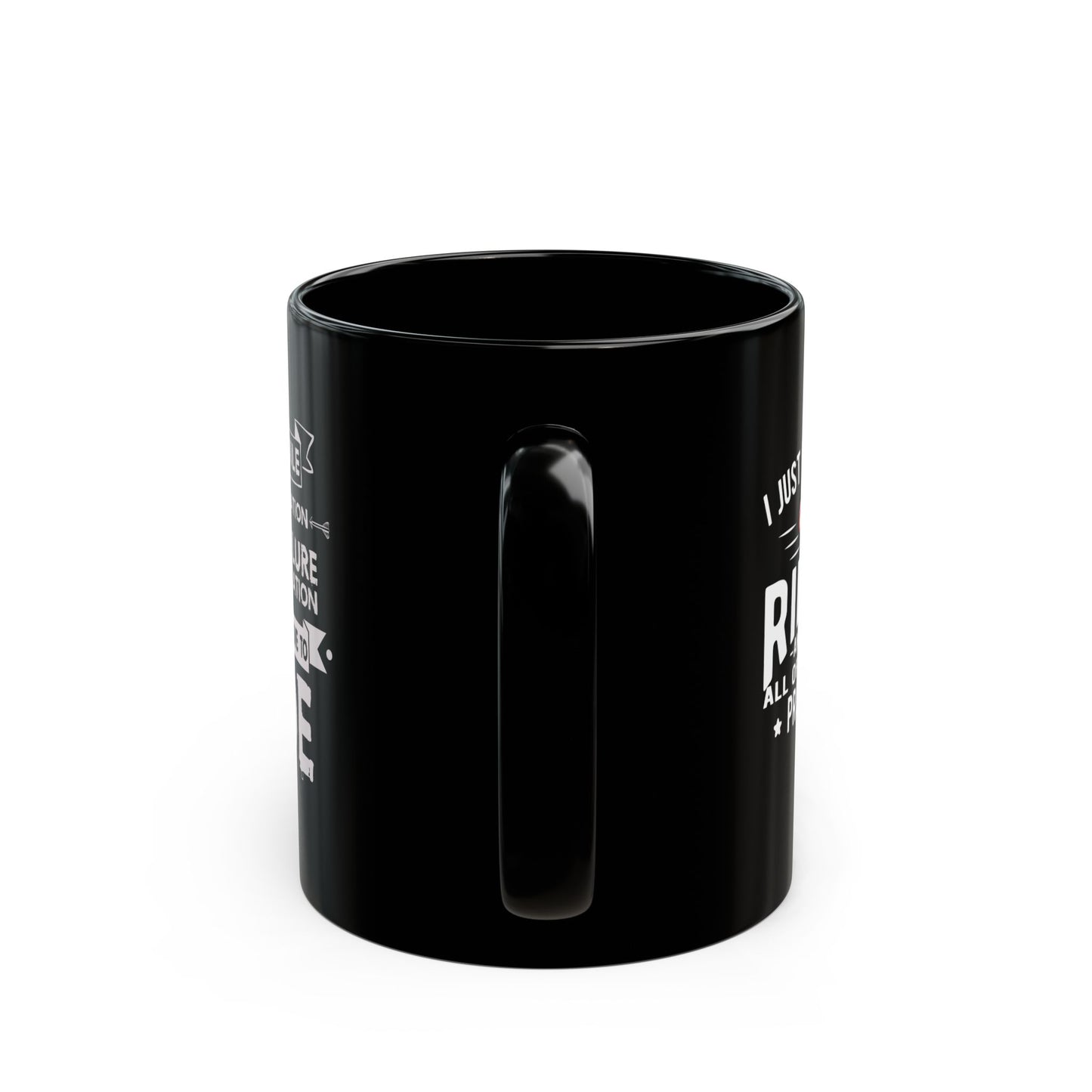 10 Reasons To Be With A Biker - Black Mug (11oz, 15oz)