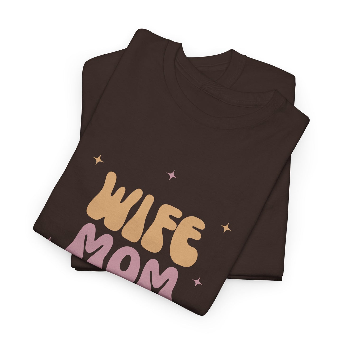Wife Mom Friend Heavy Cotton Tee | Perfect Gift for Moms & Friends - 12462